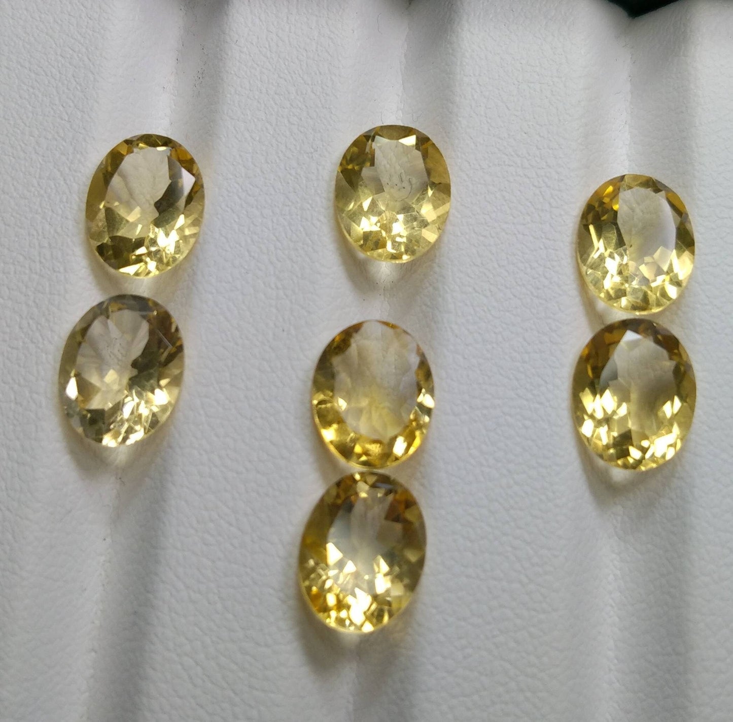 ARSAA GEMS AND MINERALSNatural fine quality beautiful 16 carats small lot of faceted calibrated oval shapes eye clean Clarity yellow citrine gems - Premium  from ARSAA GEMS AND MINERALS - Just $50.00! Shop now at ARSAA GEMS AND MINERALS