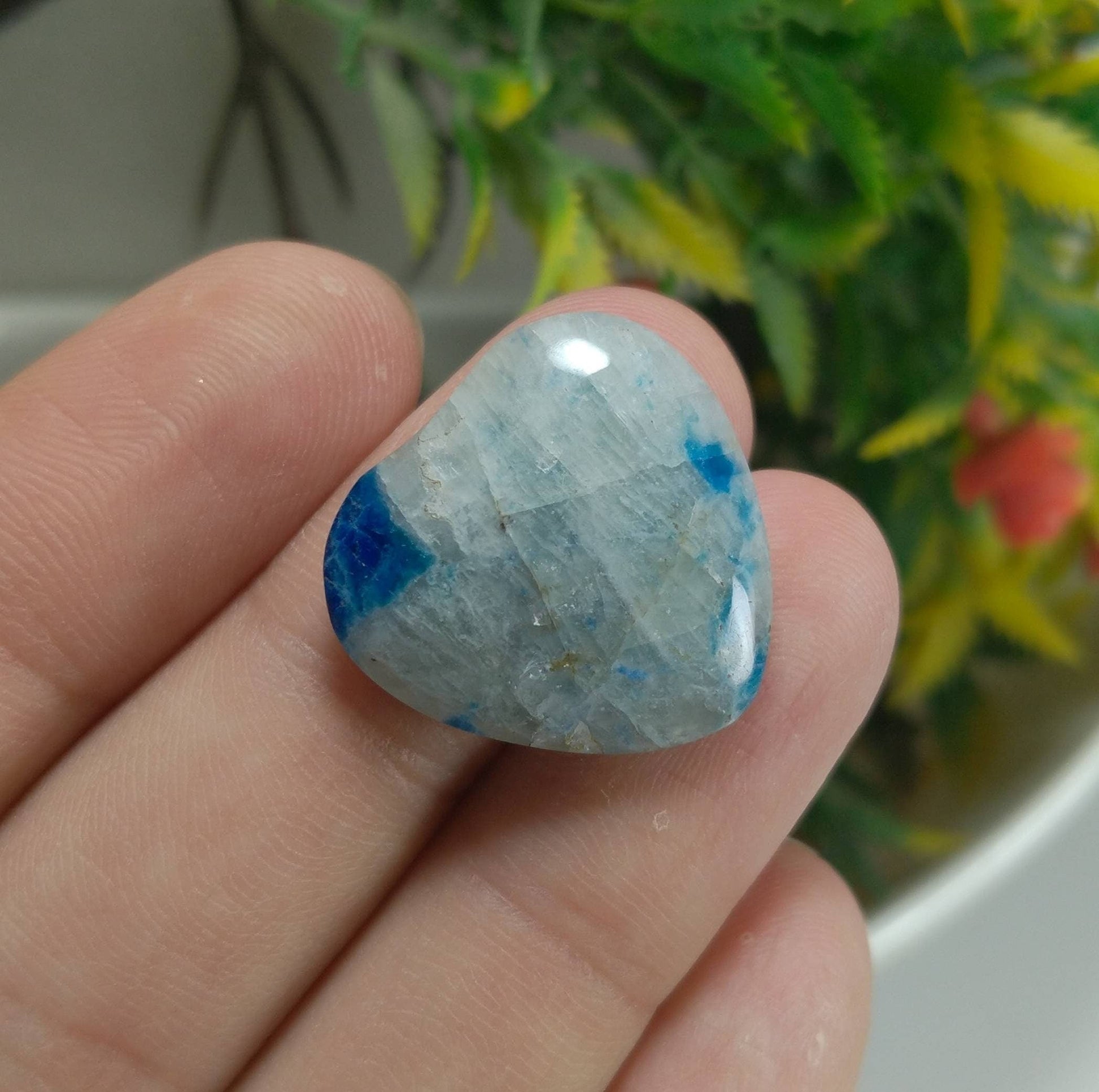 ARSAA GEMS AND MINERALSNatural fine quality beautiful 17 carats heart shape UV reactive afghanite cabochon - Premium  from ARSAA GEMS AND MINERALS - Just $34.00! Shop now at ARSAA GEMS AND MINERALS