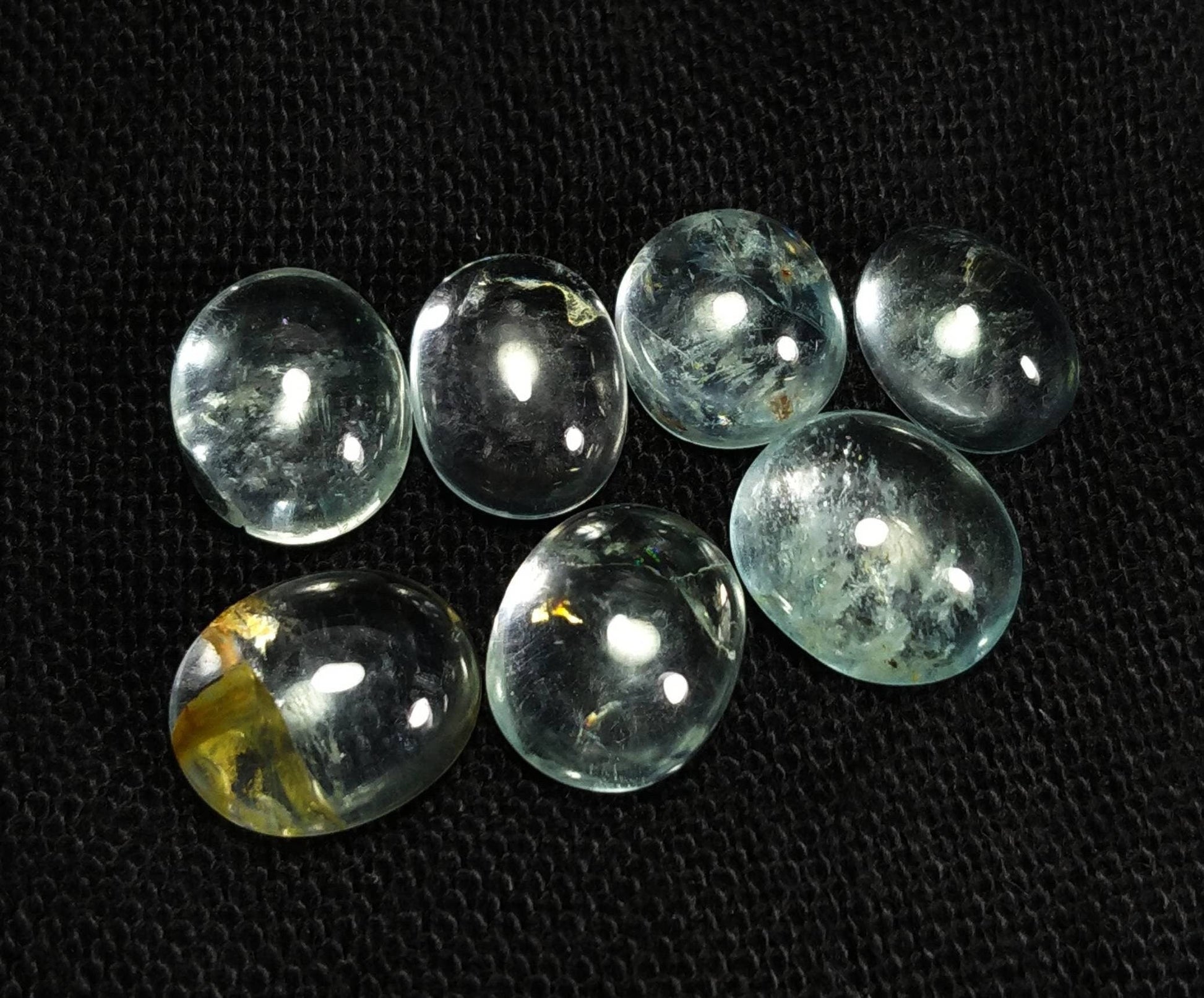 ARSAA GEMS AND MINERALSNatural fine quality beautiful 22.5 carats small lot of light blue color oval shapes aquamarine cabochons - Premium  from ARSAA GEMS AND MINERALS - Just $40.00! Shop now at ARSAA GEMS AND MINERALS