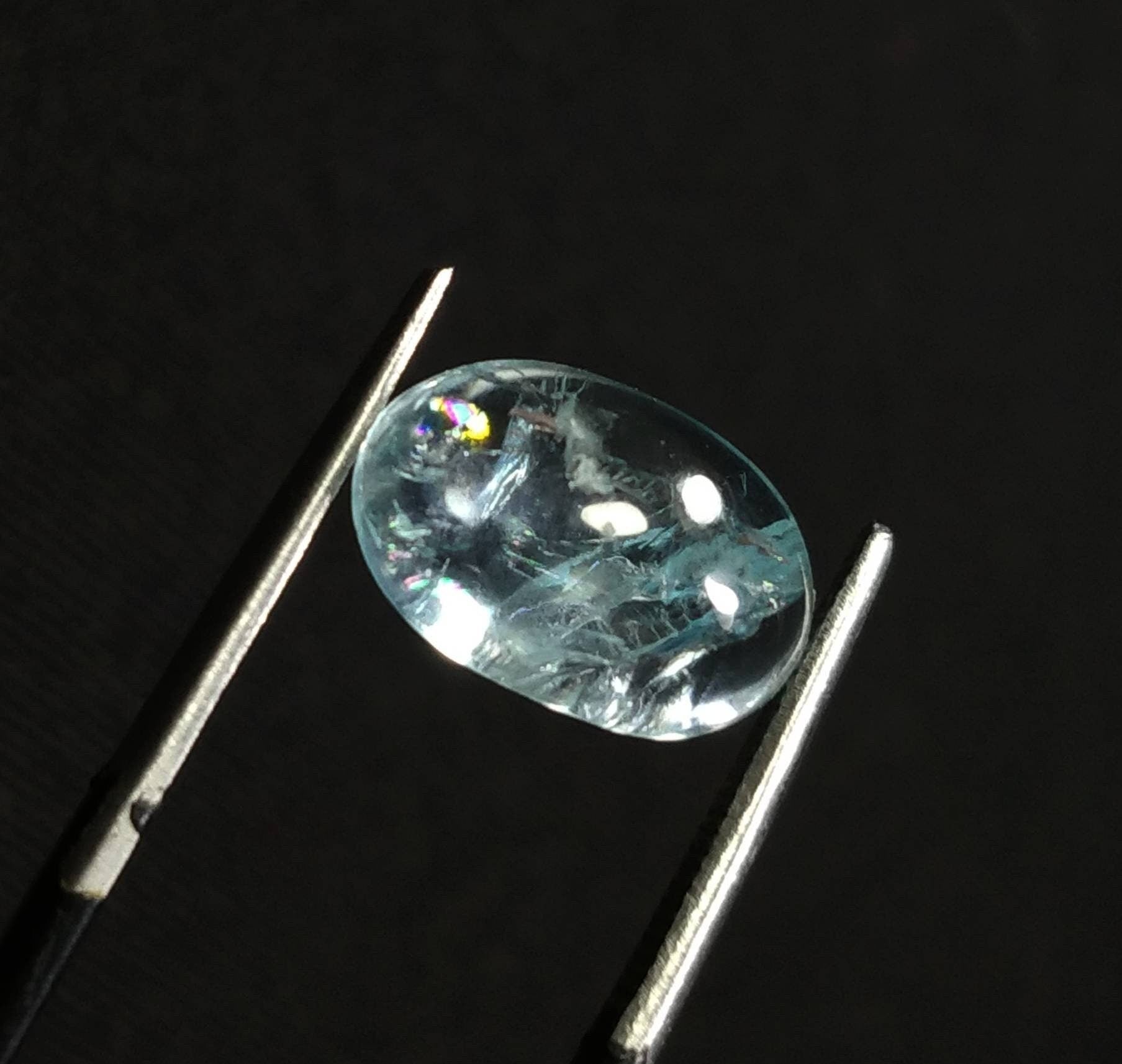 ARSAA GEMS AND MINERALSNatural fine quality beautiful 41 carats small lot of light blue color oval shapes aquamarine cabochons - Premium  from ARSAA GEMS AND MINERALS - Just $70.00! Shop now at ARSAA GEMS AND MINERALS