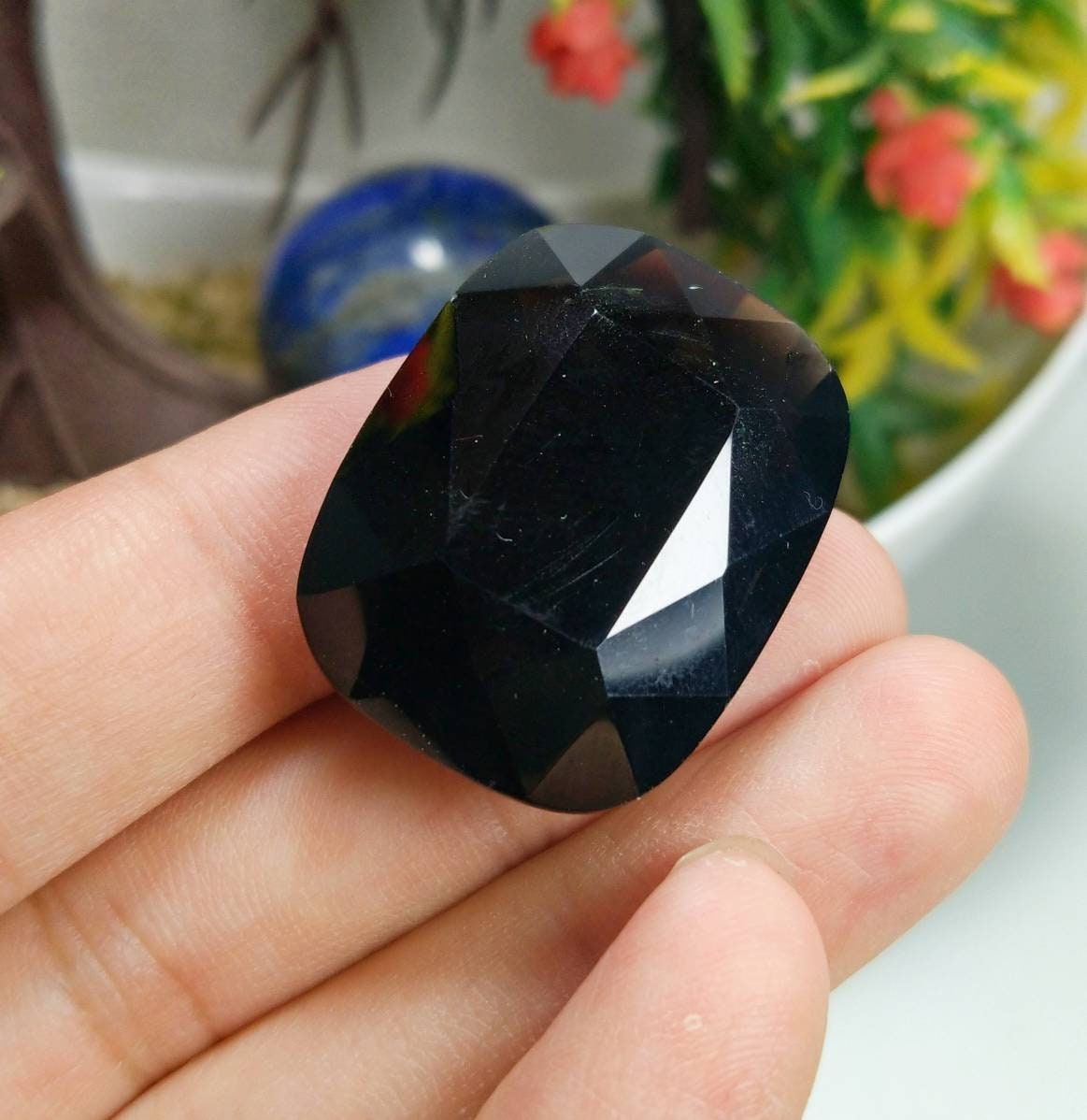 ARSAA GEMS AND MINERALSNatural fine quality beautiful 69 carats faceted radiant shape smokey quartz gem - Premium  from ARSAA GEMS AND MINERALS - Just $20.00! Shop now at ARSAA GEMS AND MINERALS