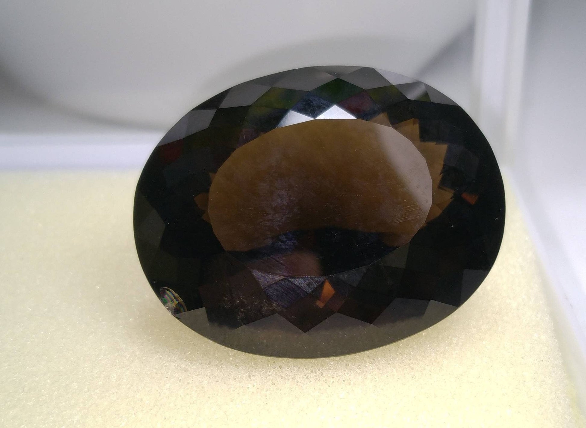 ARSAA GEMS AND MINERALSNatural large sized beautiful 120 carats faceted oval shape smokey quartz gem - Premium  from ARSAA GEMS AND MINERALS - Just $35.00! Shop now at ARSAA GEMS AND MINERALS