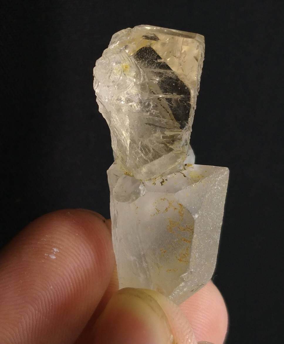 ARSAA GEMS AND MINERALSNatural top quality 20.3 grams Beautiful champagne color topaz crystal is nesting on Quartz  very aesthetic specimen - Premium  from ARSAA GEMS AND MINERALS - Just $60.00! Shop now at ARSAA GEMS AND MINERALS