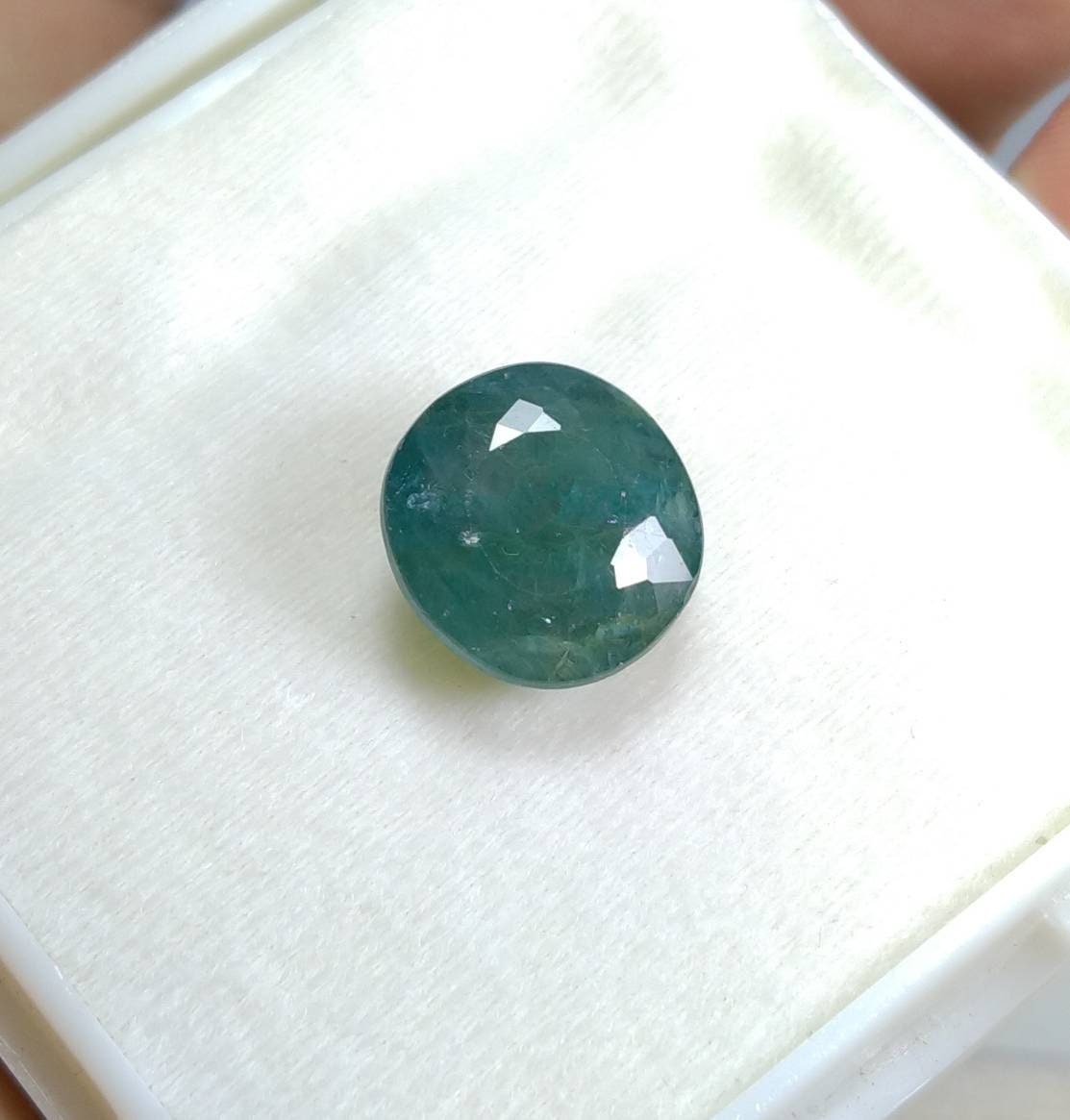 ARSAA GEMS AND MINERALSNatural top quality beautiful 11.5 carat faceted oval shape grandidierite gem - Premium  from ARSAA GEMS AND MINERALS - Just $25.00! Shop now at ARSAA GEMS AND MINERALS