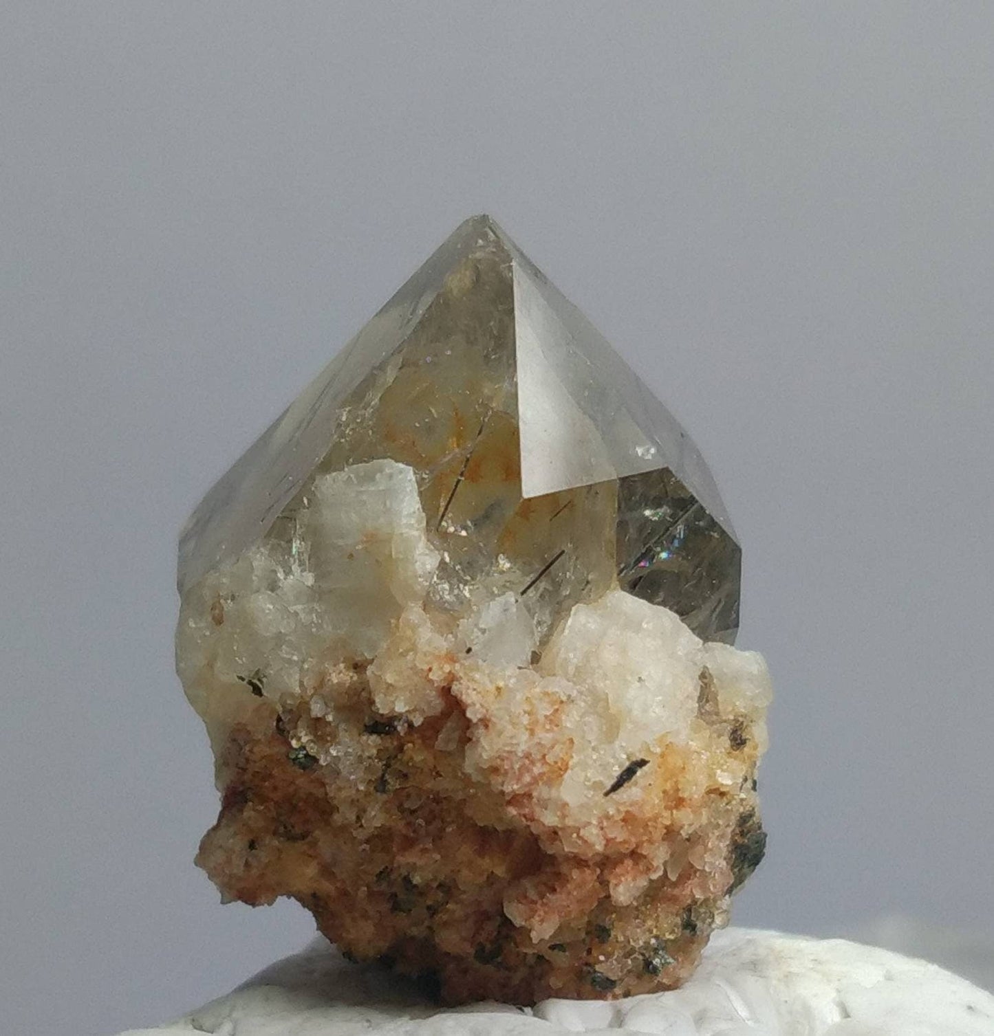 ARSAA GEMS AND MINERALSNatural top quality 8 grams Reibeckite and rutile included smoky quartz Crystal - Premium  from ARSAA GEMS AND MINERALS - Just $40.00! Shop now at ARSAA GEMS AND MINERALS