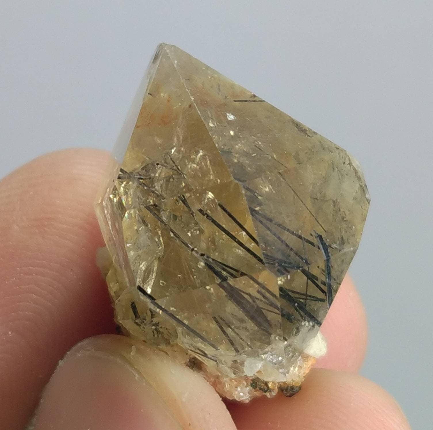 ARSAA GEMS AND MINERALSNatural top quality 8 grams Reibeckite and rutile included smoky quartz Crystal - Premium  from ARSAA GEMS AND MINERALS - Just $40.00! Shop now at ARSAA GEMS AND MINERALS