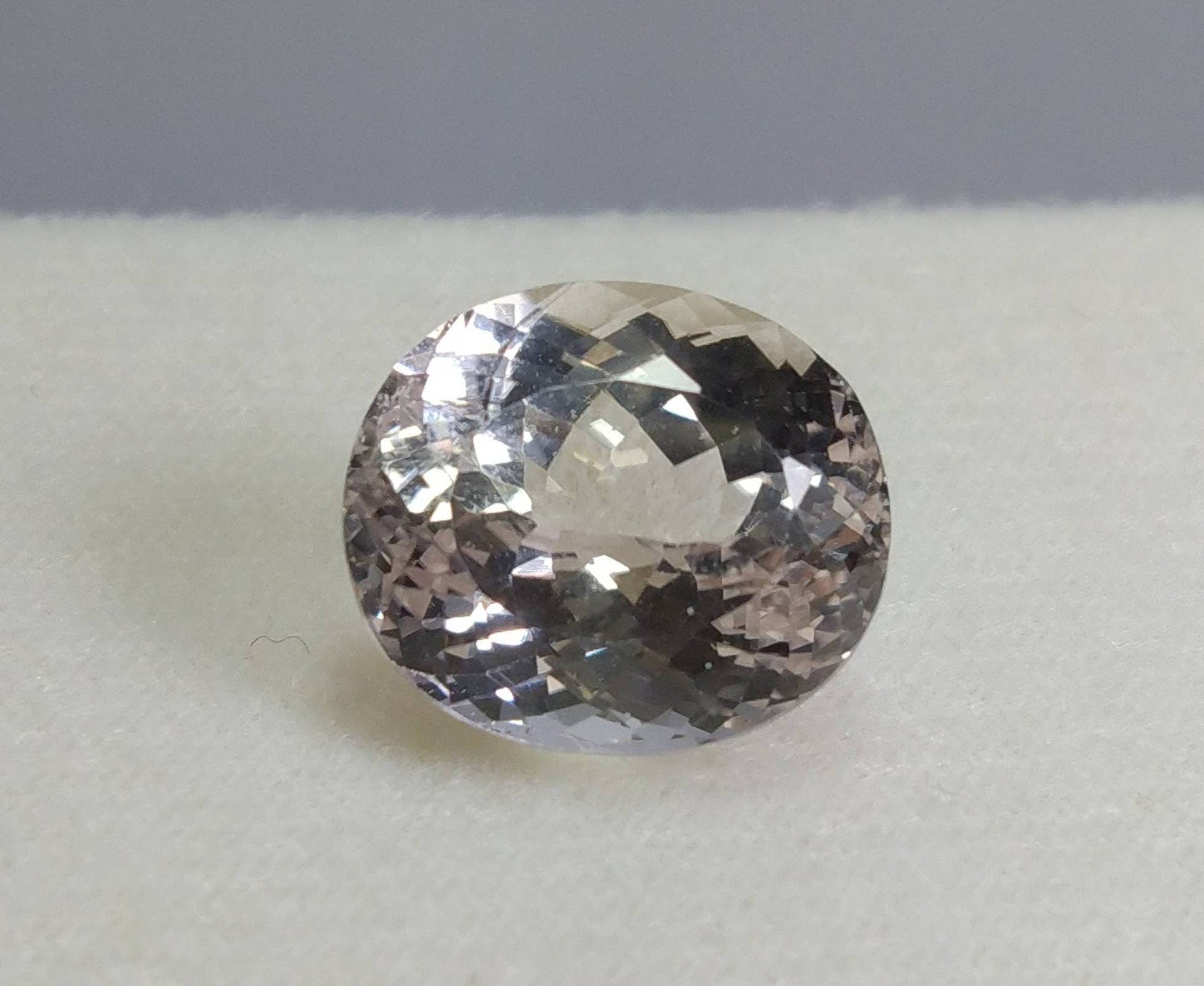 ARSAA GEMS AND MINERALSNatural top quality beautiful 19.5 carats VV clarity faceted oval shape kunzite gem - Premium  from ARSAA GEMS AND MINERALS - Just $40.00! Shop now at ARSAA GEMS AND MINERALS