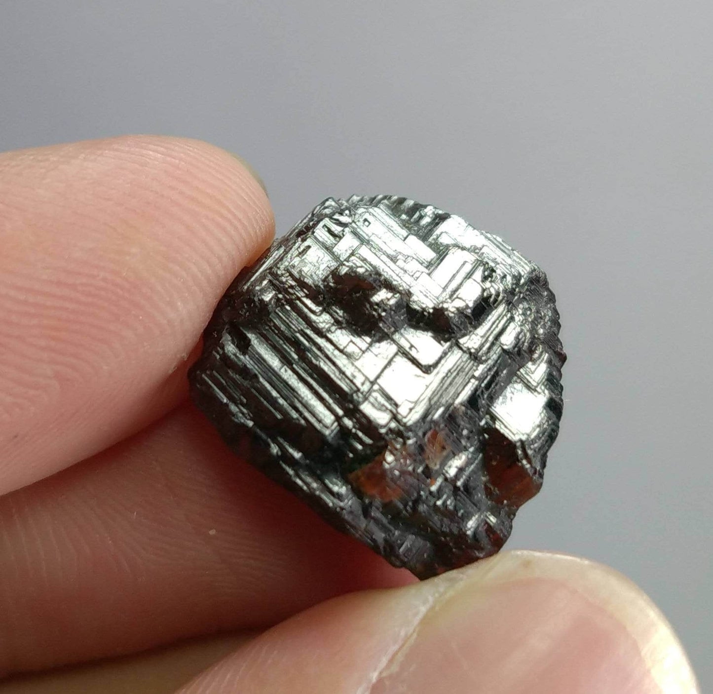 ARSAA GEMS AND MINERALSNatural top quality Beautiful 5.2 grams Spessartine garnet crystal with wonderful patterns on top of it - Premium  from ARSAA GEMS AND MINERALS - Just $25.00! Shop now at ARSAA GEMS AND MINERALS