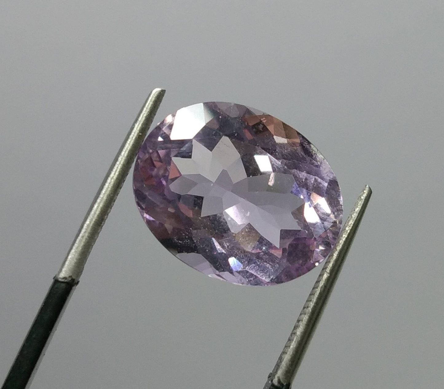 ARSAA GEMS AND MINERALSNatural top quality beautiful 9 carats VV clarity faceted oval shape kunzite gem - Premium  from ARSAA GEMS AND MINERALS - Just $30.00! Shop now at ARSAA GEMS AND MINERALS