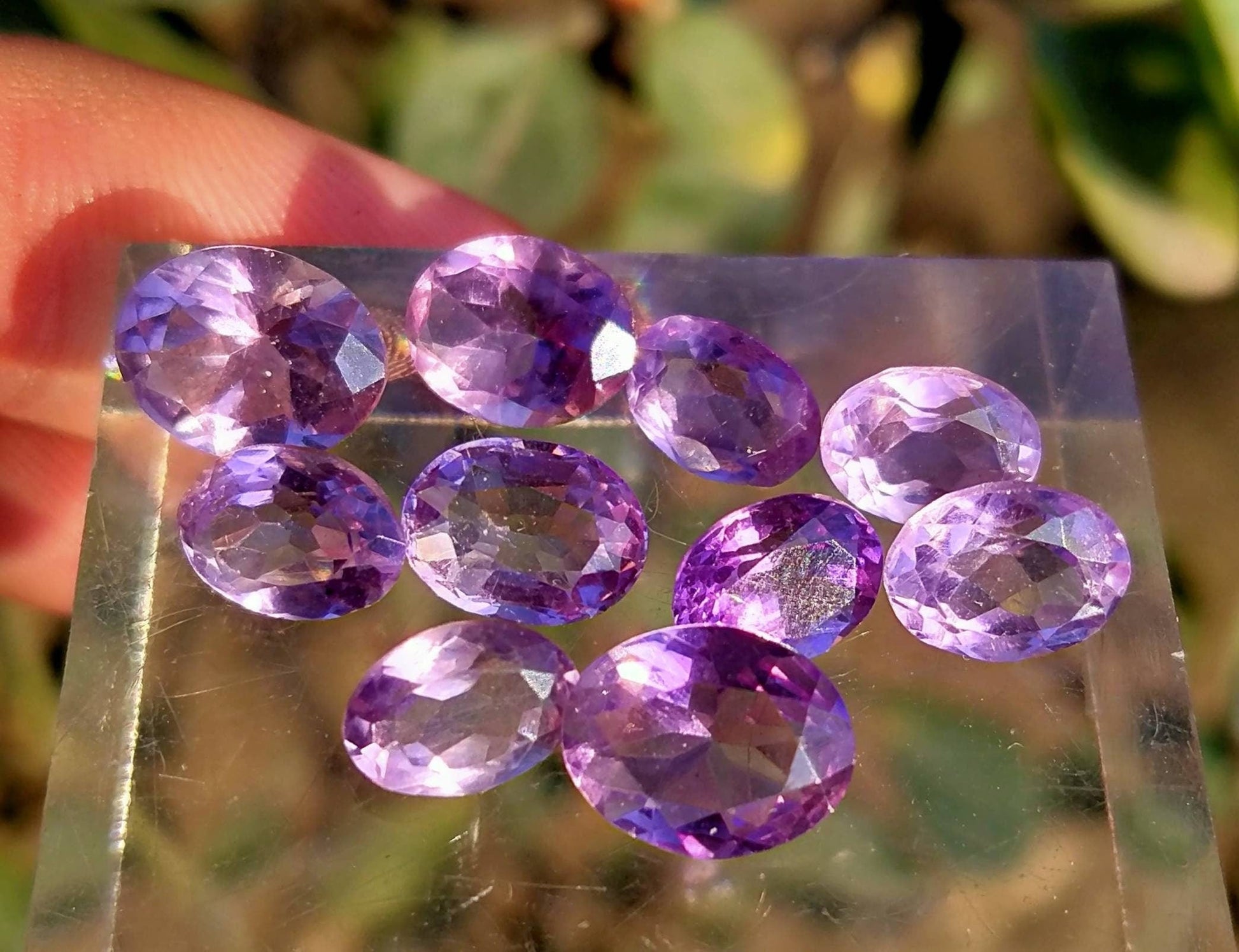 ARSAA GEMS AND MINERALSNatural top quality faceted small sized amythest gems - Premium  from ARSAA GEMS AND MINERALS - Just $20.00! Shop now at ARSAA GEMS AND MINERALS