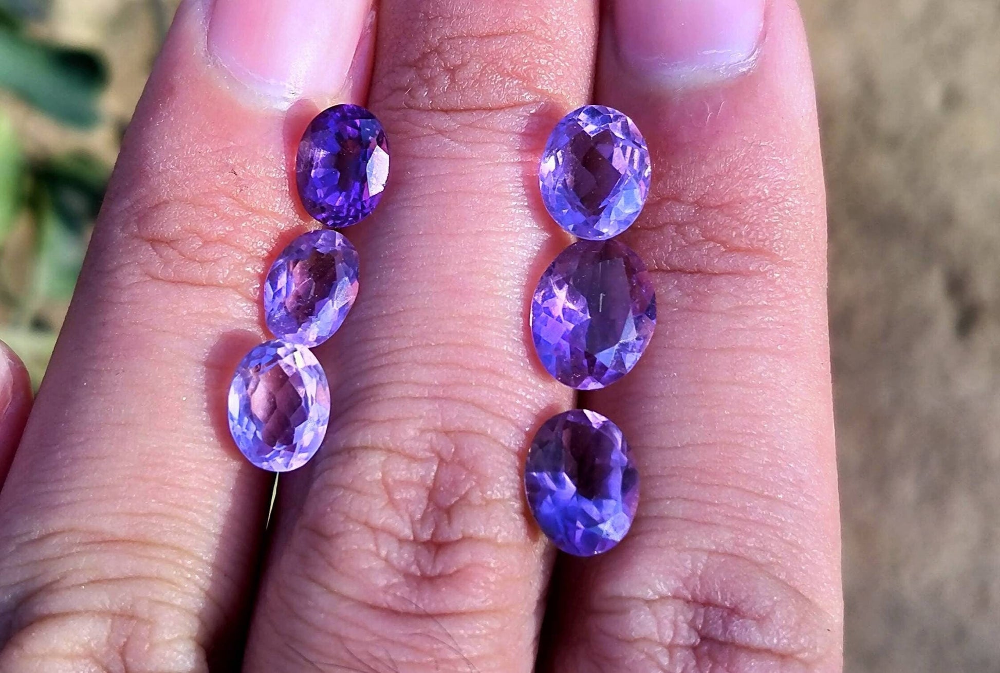 ARSAA GEMS AND MINERALSNatural top quality faceted small sized amythest gems - Premium  from ARSAA GEMS AND MINERALS - Just $20.00! Shop now at ARSAA GEMS AND MINERALS
