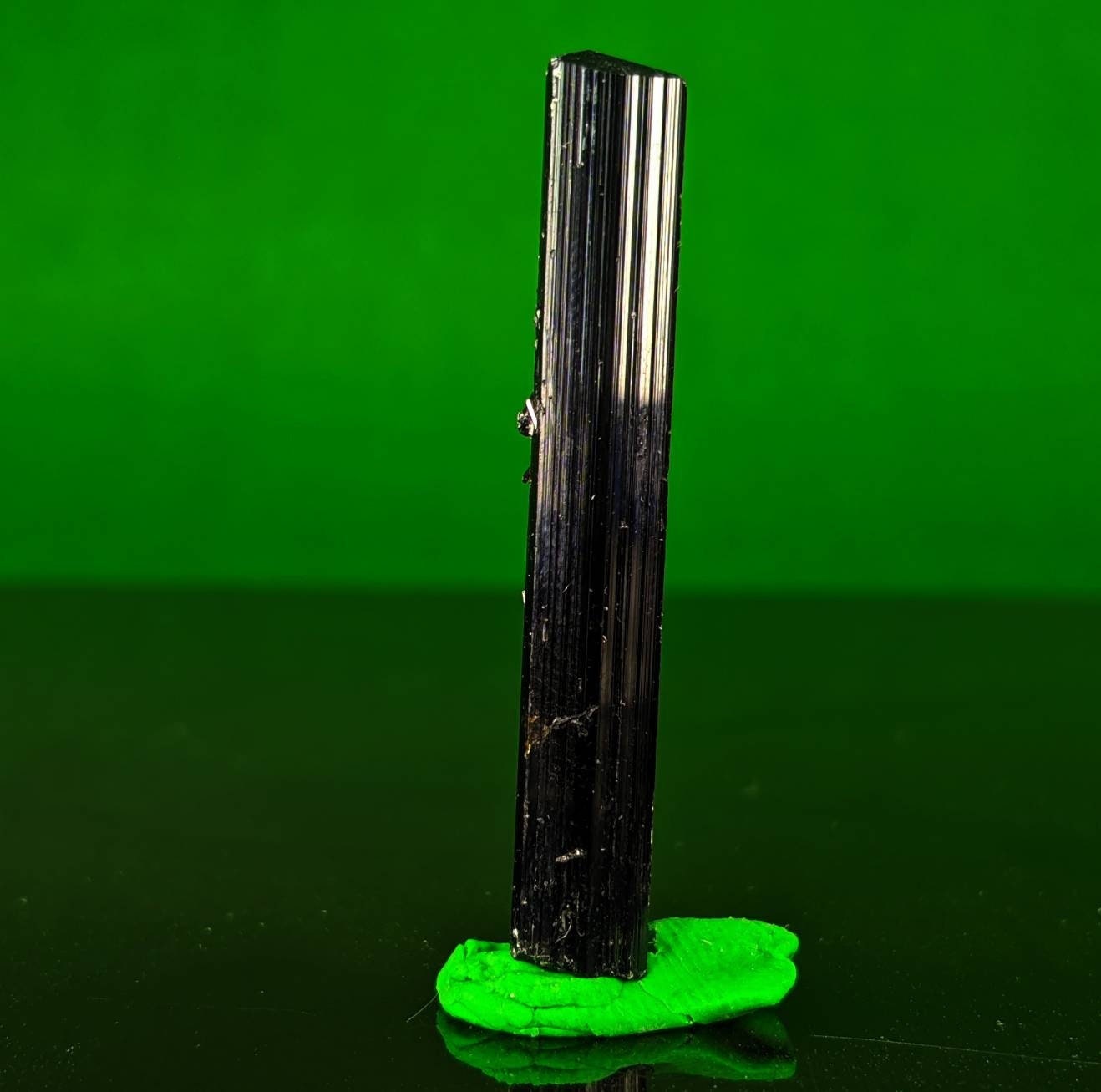 ARSAA GEMS AND MINERALSBlack tourmaline crystal terminated from Skardu GilgitBaltistan Pakistan , weight: 5.1 gram , length 4.7 cm - Premium  from ARSAA GEMS AND MINERALS - Just $25.00! Shop now at ARSAA GEMS AND MINERALS