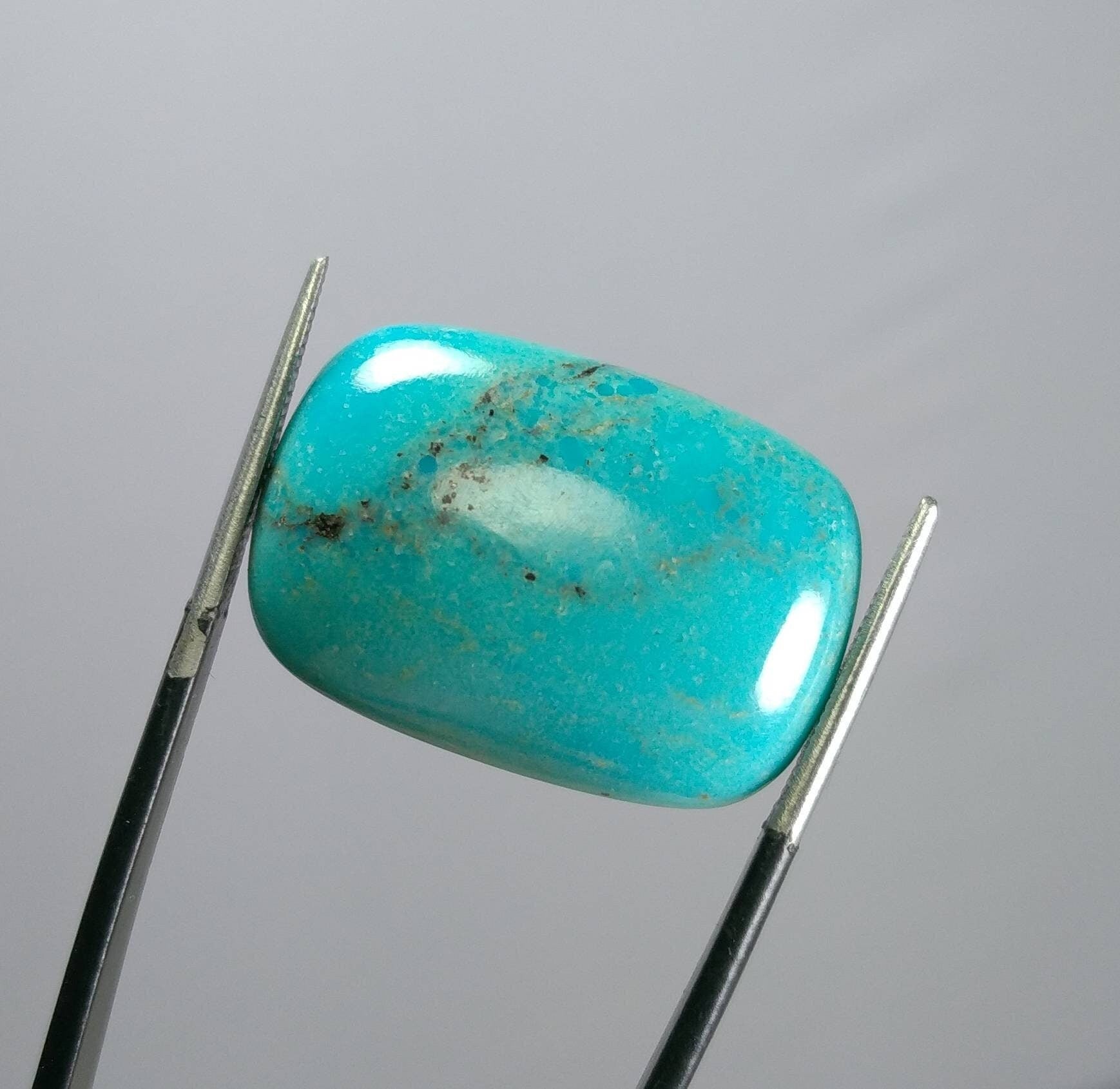 ARSAA GEMS AND MINERALSNatural aesthetic fine quality 19.5 carats oval shape kingman turquoise cabochon - Premium  from ARSAA GEMS AND MINERALS - Just $25.00! Shop now at ARSAA GEMS AND MINERALS