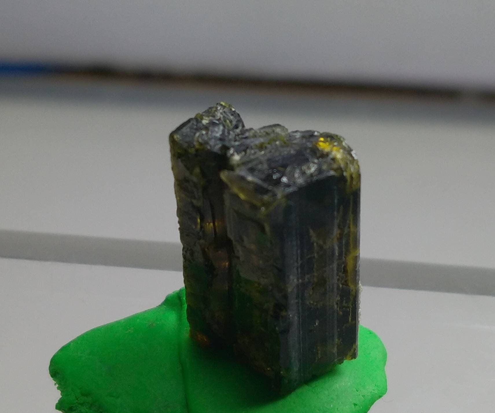 ARSAA GEMS AND MINERALSNatural clear aesthetic 5.7 gram Beautiful perfectly terminated pleochroic epidote crystal - Premium  from ARSAA GEMS AND MINERALS - Just $25.00! Shop now at ARSAA GEMS AND MINERALS