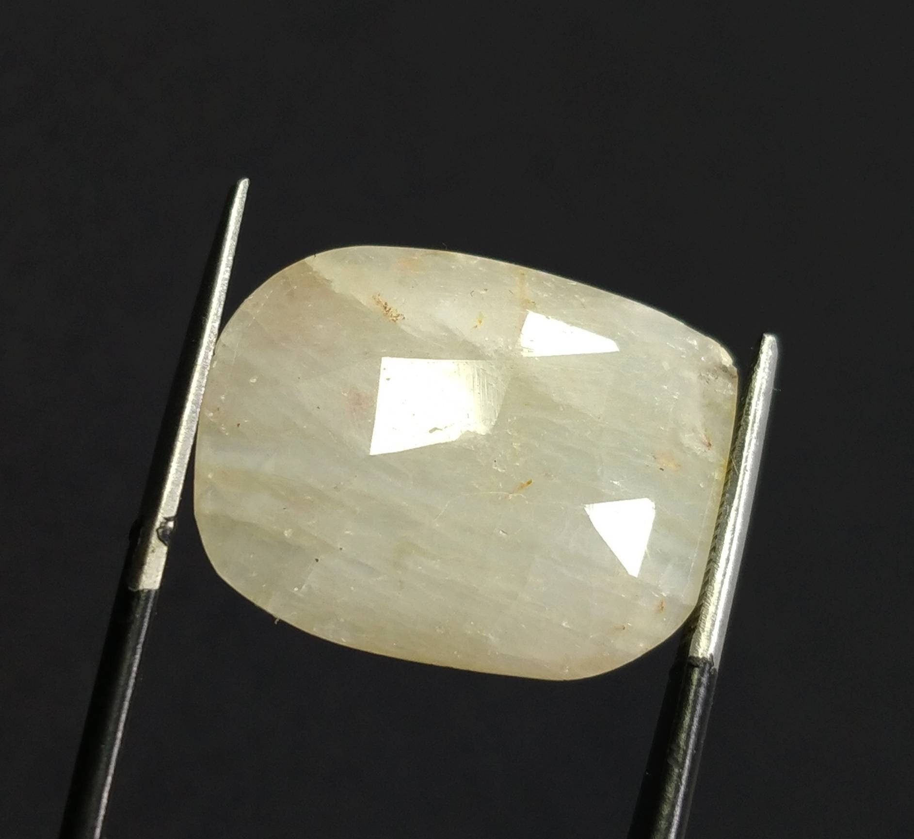 ARSAA GEMS AND MINERALSNatural fine quality aesthetic 33.5 carats rose cut Faceted pair of sapphire cabochons - Premium  from ARSAA GEMS AND MINERALS - Just $30.00! Shop now at ARSAA GEMS AND MINERALS