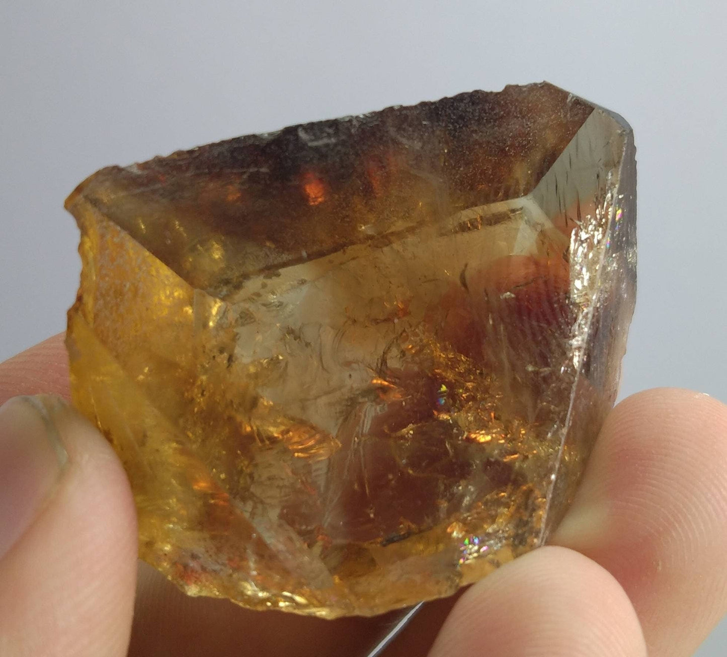 ARSAA GEMS AND MINERALSNatural fine quality beautiful 27.5 grams heated terminated topaz crystal - Premium  from ARSAA GEMS AND MINERALS - Just $20.00! Shop now at ARSAA GEMS AND MINERALS
