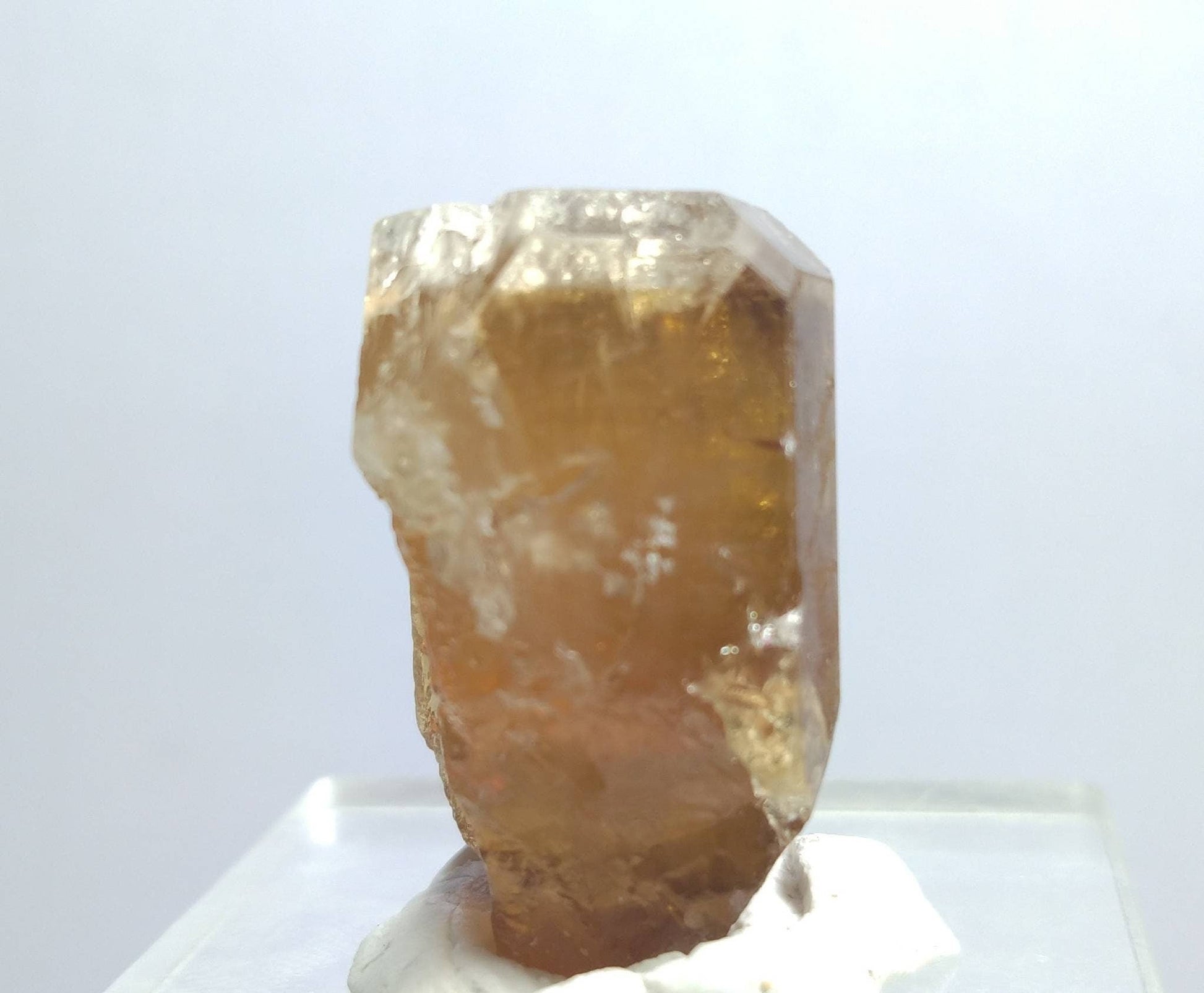 ARSAA GEMS AND MINERALSNatural fine quality beautiful 27 grams heated terminated topaz crystal - Premium  from ARSAA GEMS AND MINERALS - Just $20.00! Shop now at ARSAA GEMS AND MINERALS