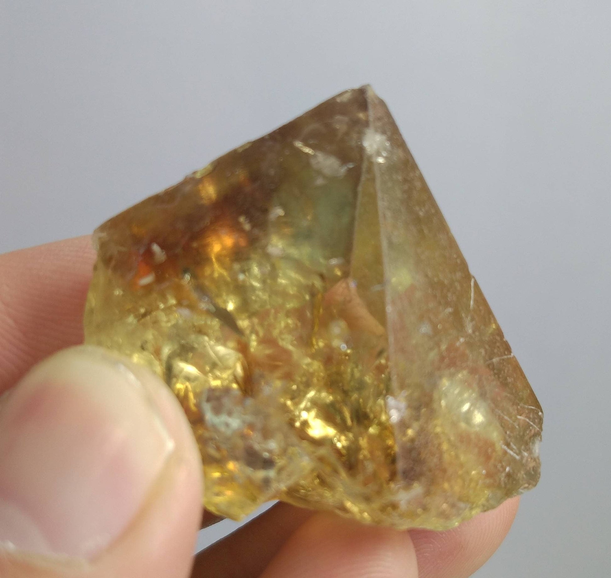 ARSAA GEMS AND MINERALSNatural fine quality beautiful 29.3 grams heated terminated topaz crystal - Premium  from ARSAA GEMS AND MINERALS - Just $20.00! Shop now at ARSAA GEMS AND MINERALS