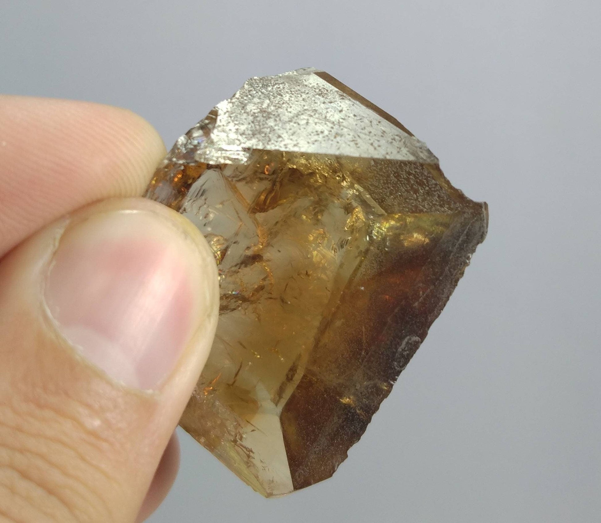 ARSAA GEMS AND MINERALSNatural fine quality beautiful 27.5 grams heated terminated topaz crystal - Premium  from ARSAA GEMS AND MINERALS - Just $20.00! Shop now at ARSAA GEMS AND MINERALS
