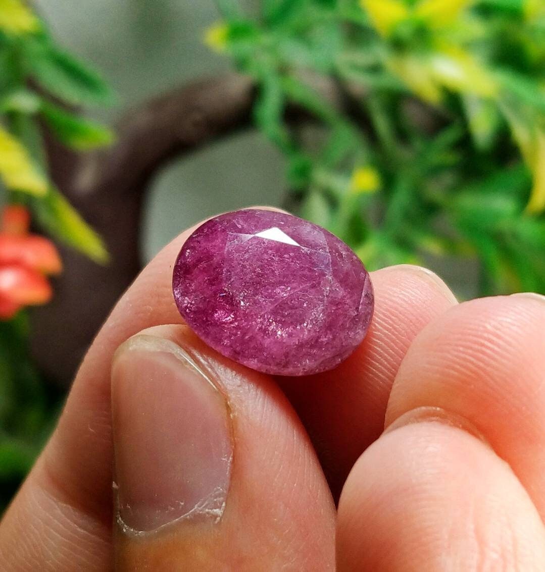 ARSAA GEMS AND MINERALSNatural fine quality beautiful 9 carat oval shape faceted pink Tourmaline gem - Premium  from ARSAA GEMS AND MINERALS - Just $25.00! Shop now at ARSAA GEMS AND MINERALS
