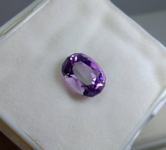 ARSAA GEMS AND MINERALSNatural top quality beautiful 11.5 carats deep purple color oval shape faceted amythest gem - Premium  from ARSAA GEMS AND MINERALS - Just $30.00! Shop now at ARSAA GEMS AND MINERALS