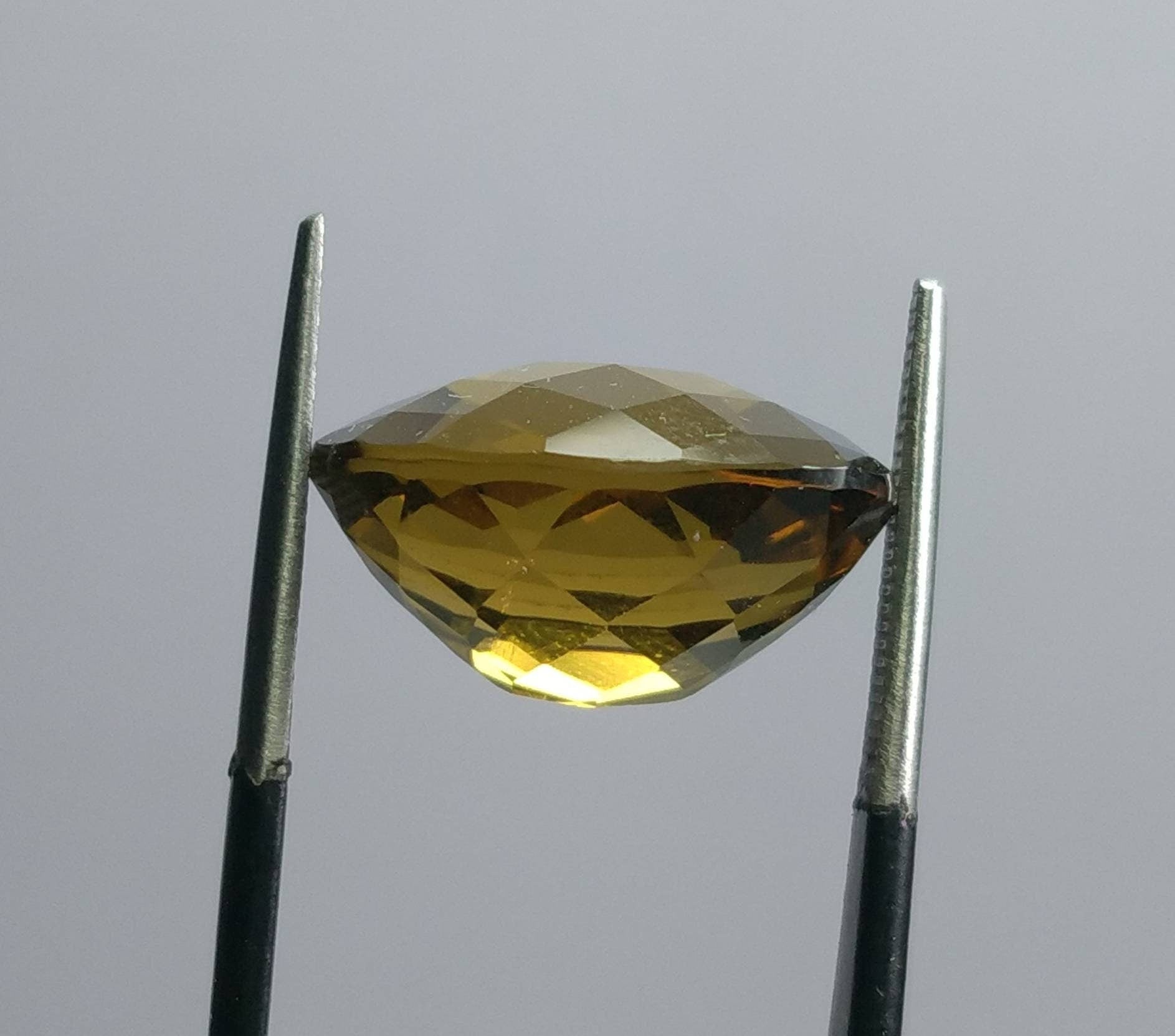 ARSAA GEMS AND MINERALSNatural top quality beautiful 10.5 carats checkerboard shape faceted citrine gem - Premium  from ARSAA GEMS AND MINERALS - Just $30.00! Shop now at ARSAA GEMS AND MINERALS