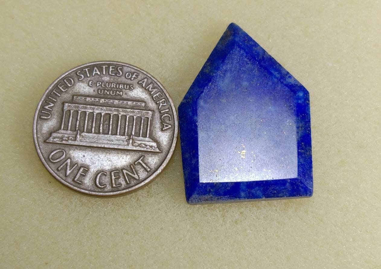 ARSAA GEMS AND MINERALSNatural top quality beautiful 15 carats arrow shape pendant size lapis lazuli cabochon - Premium  from ARSAA GEMS AND MINERALS - Just $15.00! Shop now at ARSAA GEMS AND MINERALS
