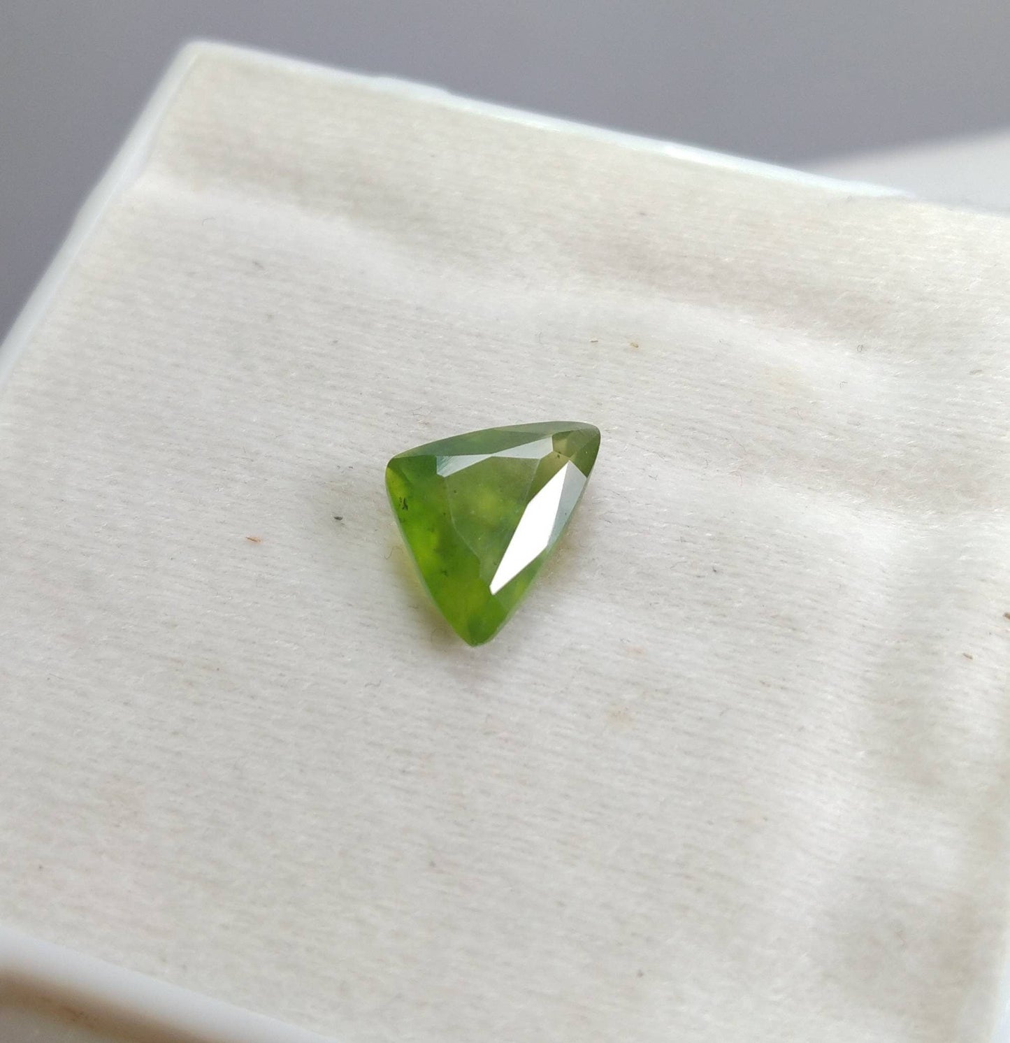 ARSAA GEMS AND MINERALSNatural top quality beautiful 4.5 carats trillion shape faceted hydrograssular garnet gem - Premium  from ARSAA GEMS AND MINERALS - Just $13.00! Shop now at ARSAA GEMS AND MINERALS