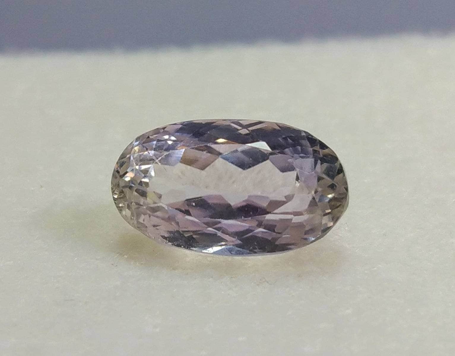 ARSAA GEMS AND MINERALSNatural top quality beautiful 7 carat VV clarity faceted oval shape kunzite gem - Premium  from ARSAA GEMS AND MINERALS - Just $30.00! Shop now at ARSAA GEMS AND MINERALS