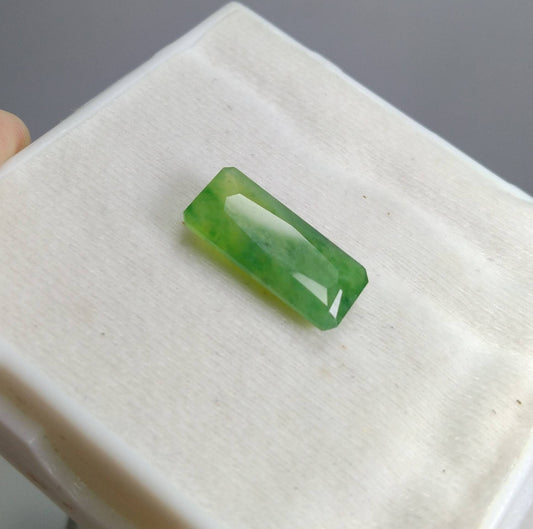ARSAA GEMS AND MINERALSNatural top quality beautiful 9.5 carats radiant shape green faceted hydrograssular garnet gem - Premium  from ARSAA GEMS AND MINERALS - Just $28.00! Shop now at ARSAA GEMS AND MINERALS