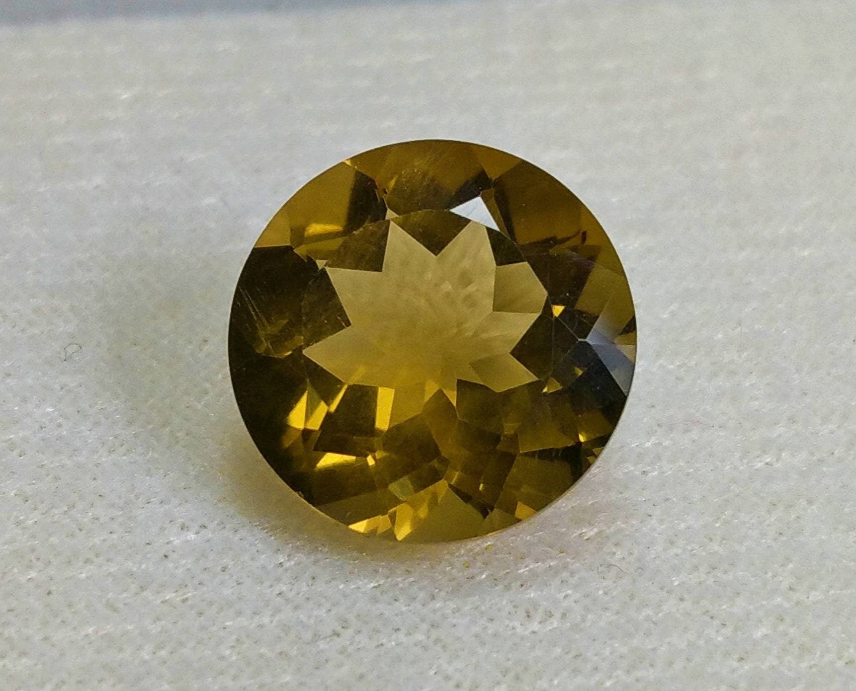 ARSAA GEMS AND MINERALSNatural top quality beautiful 9 carat VV clarity round shape citrine faceted gem - Premium  from ARSAA GEMS AND MINERALS - Just $30.00! Shop now at ARSAA GEMS AND MINERALS