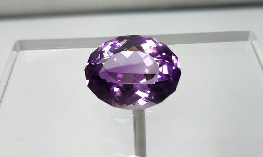 ARSAA GEMS AND MINERALSNatural top quality faceted beautiful 21 carat antique oval shape amythest gem - Premium  from ARSAA GEMS AND MINERALS - Just $55.00! Shop now at ARSAA GEMS AND MINERALS