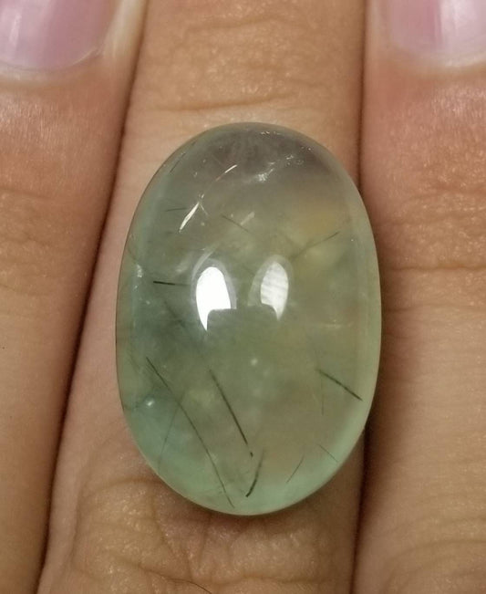 ARSAA GEMS AND MINERALSPrehnite with epidote Cabochon - Premium  from ARSAA GEMS AND MINERALS - Just $12.00! Shop now at ARSAA GEMS AND MINERALS