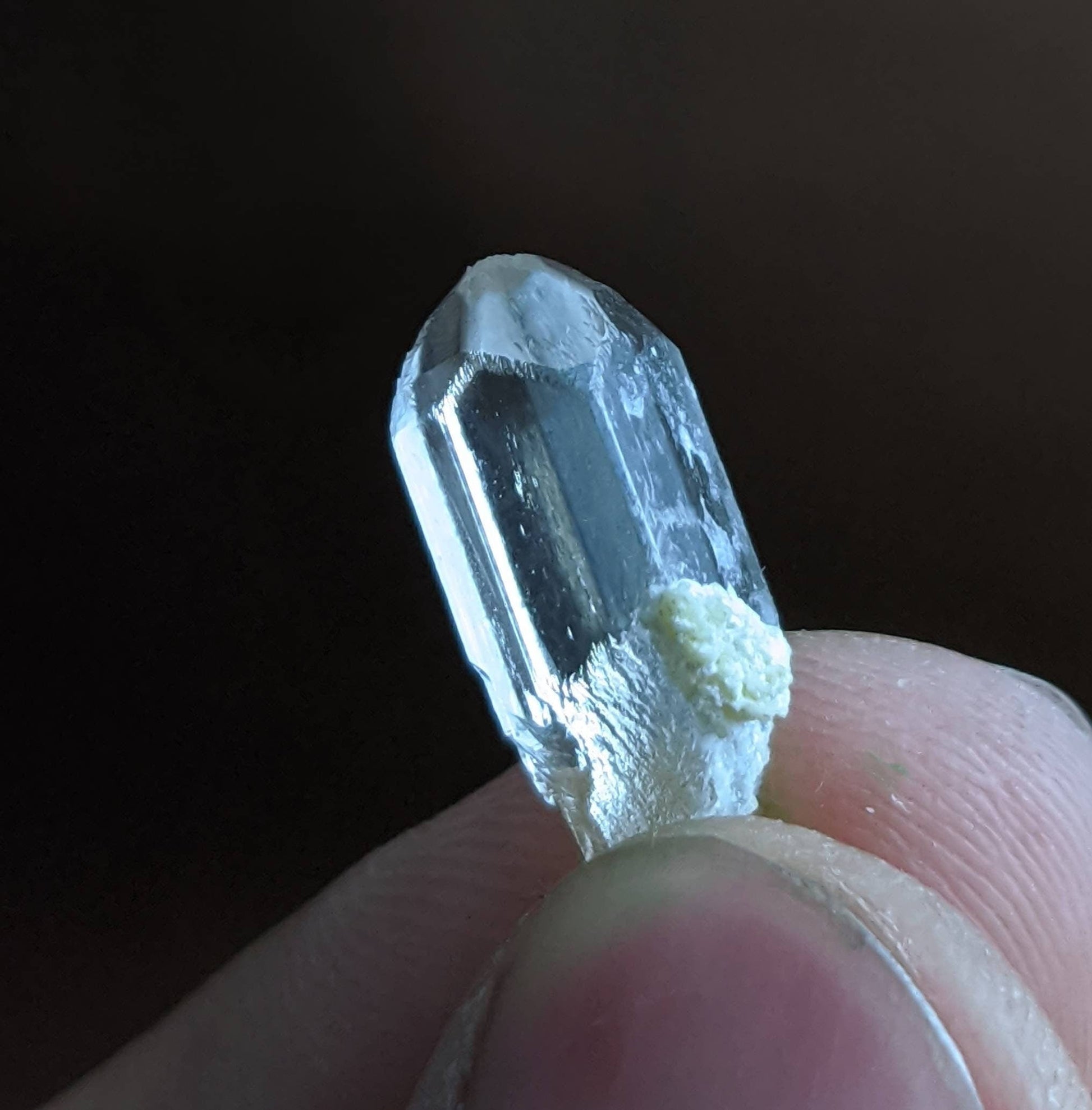 ARSAA GEMS AND MINERALSTopaz clear terminated small thumbnail size crystal from Skardu GilgitBaltistan Pakistan - Premium  from ARSAA GEMS AND MINERALS - Just $10.00! Shop now at ARSAA GEMS AND MINERALS