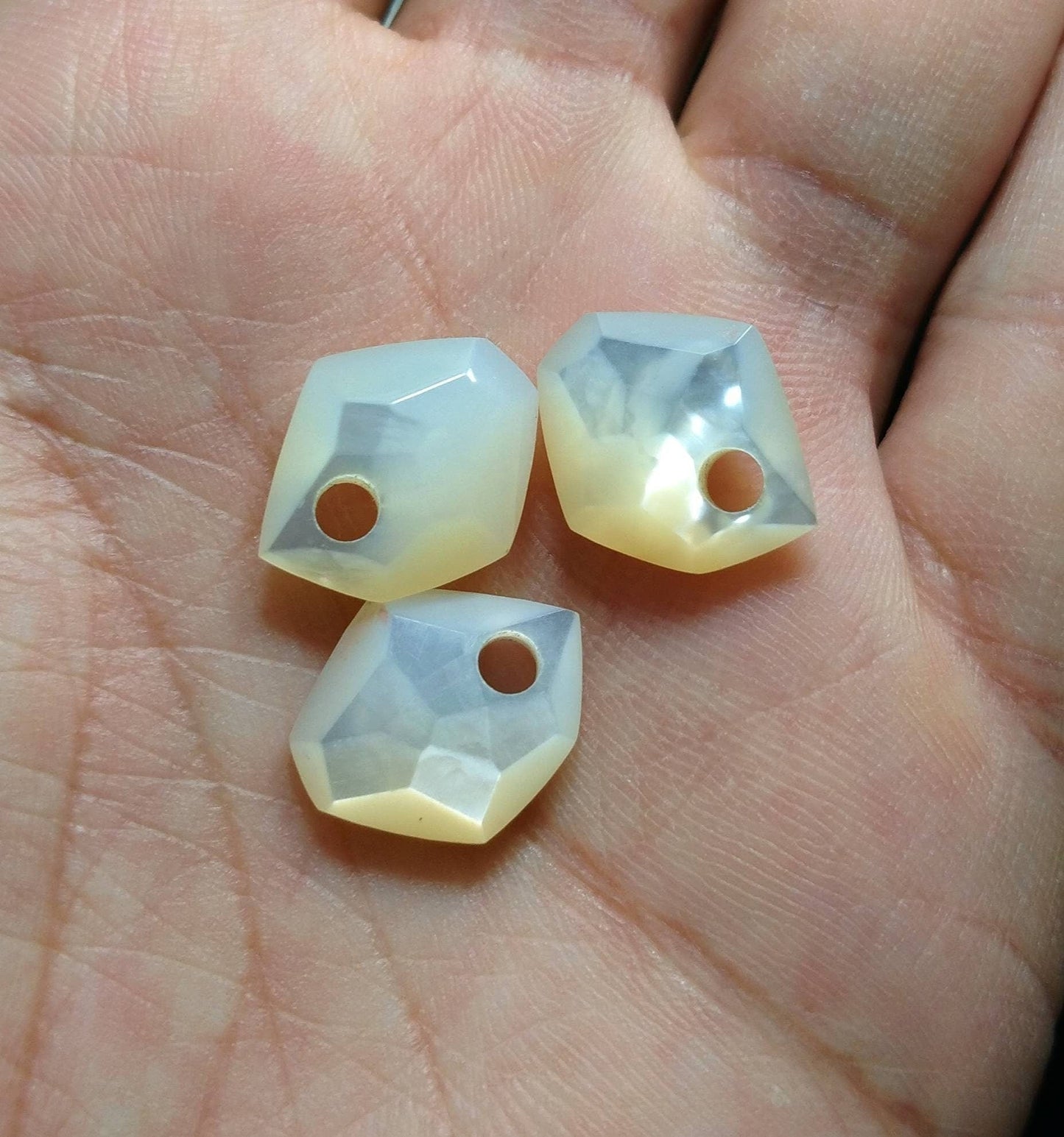 ARSAA GEMS AND MINERALSNatural top quality beautiful 105 carats Mother of pearl /shell faceted calibrated mother of pearl beads - Premium  from ARSAA GEMS AND MINERALS - Just $100.00! Shop now at ARSAA GEMS AND MINERALS