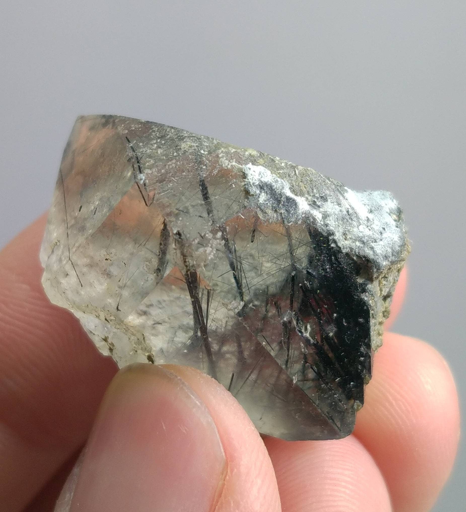 ARSAA GEMS AND MINERALSNatural top quality beautiful 14.2 grams terminated Aegirine included quartz crystal - Premium  from ARSAA GEMS AND MINERALS - Just $25.00! Shop now at ARSAA GEMS AND MINERALS