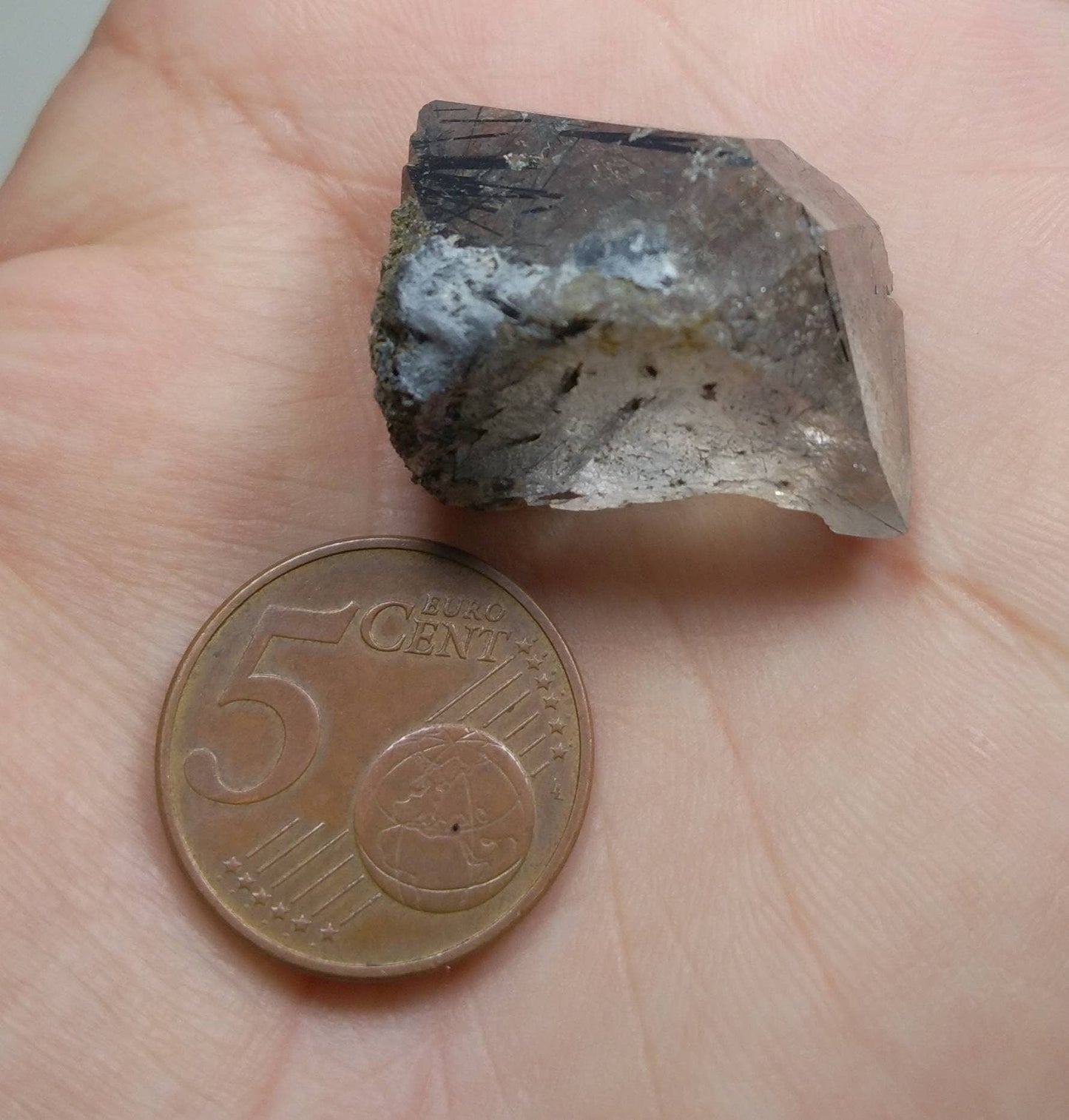 ARSAA GEMS AND MINERALSNatural top quality beautiful 14.2 grams terminated Aegirine included quartz crystal - Premium  from ARSAA GEMS AND MINERALS - Just $25.00! Shop now at ARSAA GEMS AND MINERALS