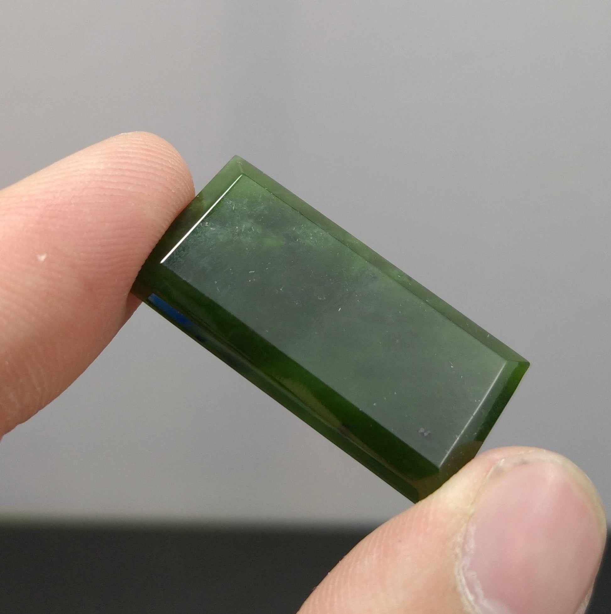 ARSAA GEMS AND MINERALSNatural top quality beautiful 39.5 Carats radiant shape faceted nephrite Jade gem - Premium  from ARSAA GEMS AND MINERALS - Just $30.00! Shop now at ARSAA GEMS AND MINERALS