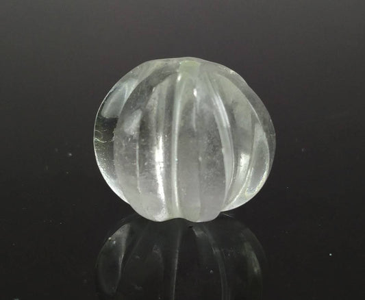 ARSAA GEMS AND MINERALSWatermelon shape carved and drilled transparent quartz pendant, weight 47 carat - Premium  from ARSAA GEMS AND MINERALS - Just $30.00! Shop now at ARSAA GEMS AND MINERALS