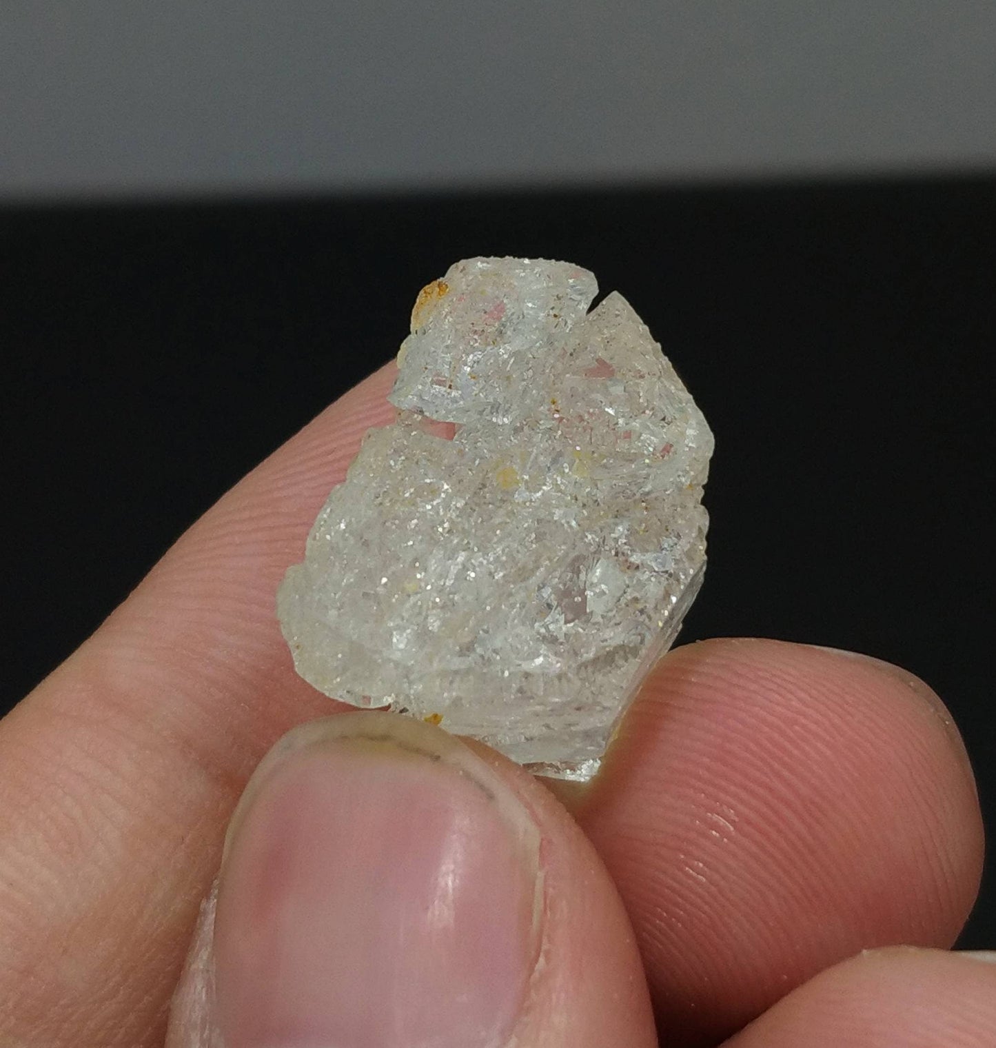 ARSAA GEMS AND MINERALSEtched gemmy clear transparent white Beryl crystal from Skardu GilgitBaltistan Pakistan, weight 4.6 grams - Premium  from ARSAA GEMS AND MINERALS - Just $23.00! Shop now at ARSAA GEMS AND MINERALS