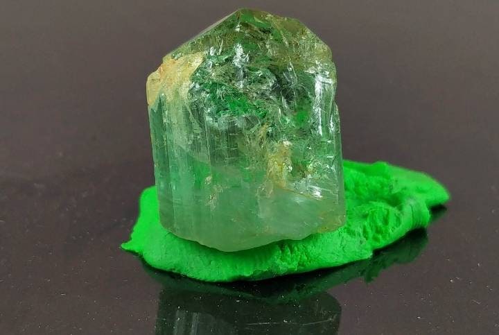 ARSAA GEMS AND MINERALSFine Quality beautiful natural 14.1 gram terminated green Tourmaline crystal from Africa - Premium  from ARSAA GEMS AND MINERALS - Just $130.00! Shop now at ARSAA GEMS AND MINERALS