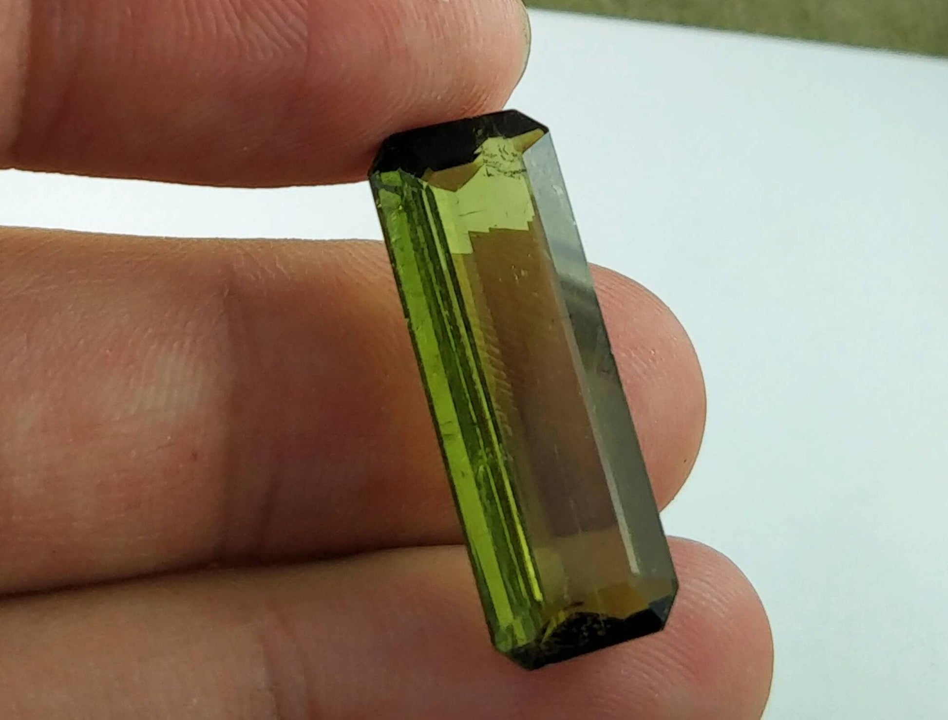 ARSAA GEMS AND MINERALSNatural high quality beautiful 16.5 carats SI clarity faceted green tourmaline gem from Afghanistan - Premium  from ARSAA GEMS AND MINERALS - Just $240.00! Shop now at ARSAA GEMS AND MINERALS
