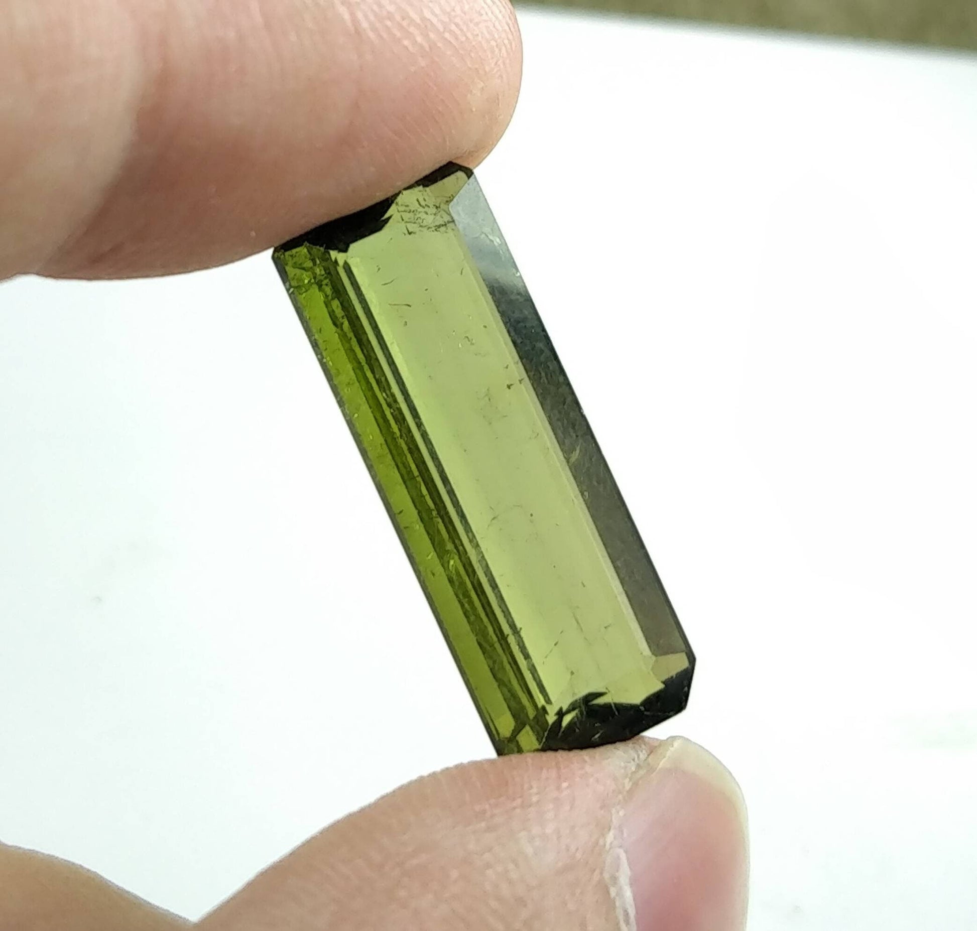 ARSAA GEMS AND MINERALSNatural high quality beautiful 16.5 carats SI clarity faceted green tourmaline gem from Afghanistan - Premium  from ARSAA GEMS AND MINERALS - Just $240.00! Shop now at ARSAA GEMS AND MINERALS