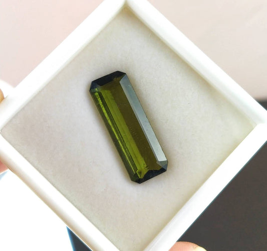 ARSAA GEMS AND MINERALSNatural high quality beautiful 16.5 carats SI clarity faceted green tourmaline gem from Afghanistan - Premium  from ARSAA GEMS AND MINERALS - Just $240.00! Shop now at ARSAA GEMS AND MINERALS