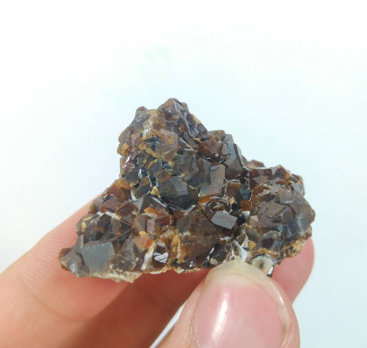 ARSAA GEMS AND MINERALSNatural good quality beautiful 41.7 grams andradite garnet cluster from Balochistan Pakistan - Premium  from ARSAA GEMS AND MINERALS - Just $40.00! Shop now at ARSAA GEMS AND MINERALS
