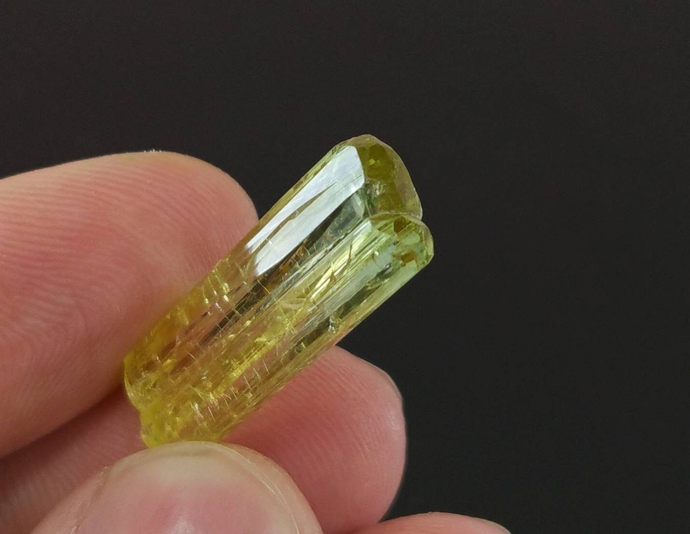 ARSAA GEMS AND MINERALSBicolor twin terminated tourmaline crystal 2.5 grams weight from Africa - Premium  from ARSAA GEMS AND MINERALS - Just $50.00! Shop now at ARSAA GEMS AND MINERALS