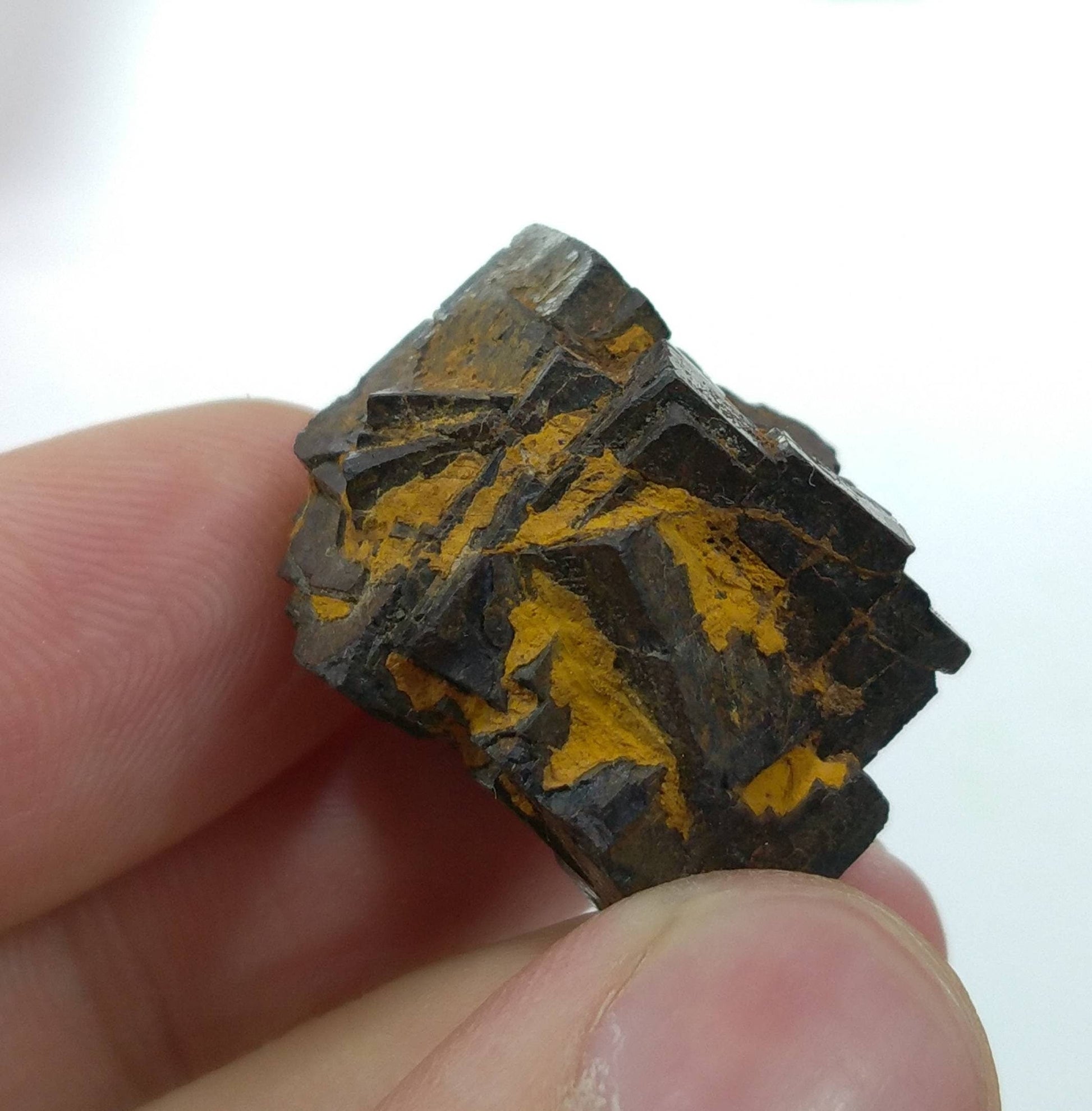 ARSAA GEMS AND MINERALSNatural cubic beautiful limonite after pyrite pseudomorph crystal from Pakistan, weight 20.1 grams - Premium  from ARSAA GEMS AND MINERALS - Just $25.00! Shop now at ARSAA GEMS AND MINERALS