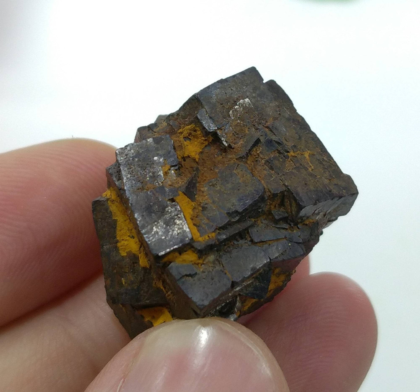 ARSAA GEMS AND MINERALSNatural cubic beautiful limonite after pyrite pseudomorph crystal from Pakistan, weight 20.1 grams - Premium  from ARSAA GEMS AND MINERALS - Just $25.00! Shop now at ARSAA GEMS AND MINERALS