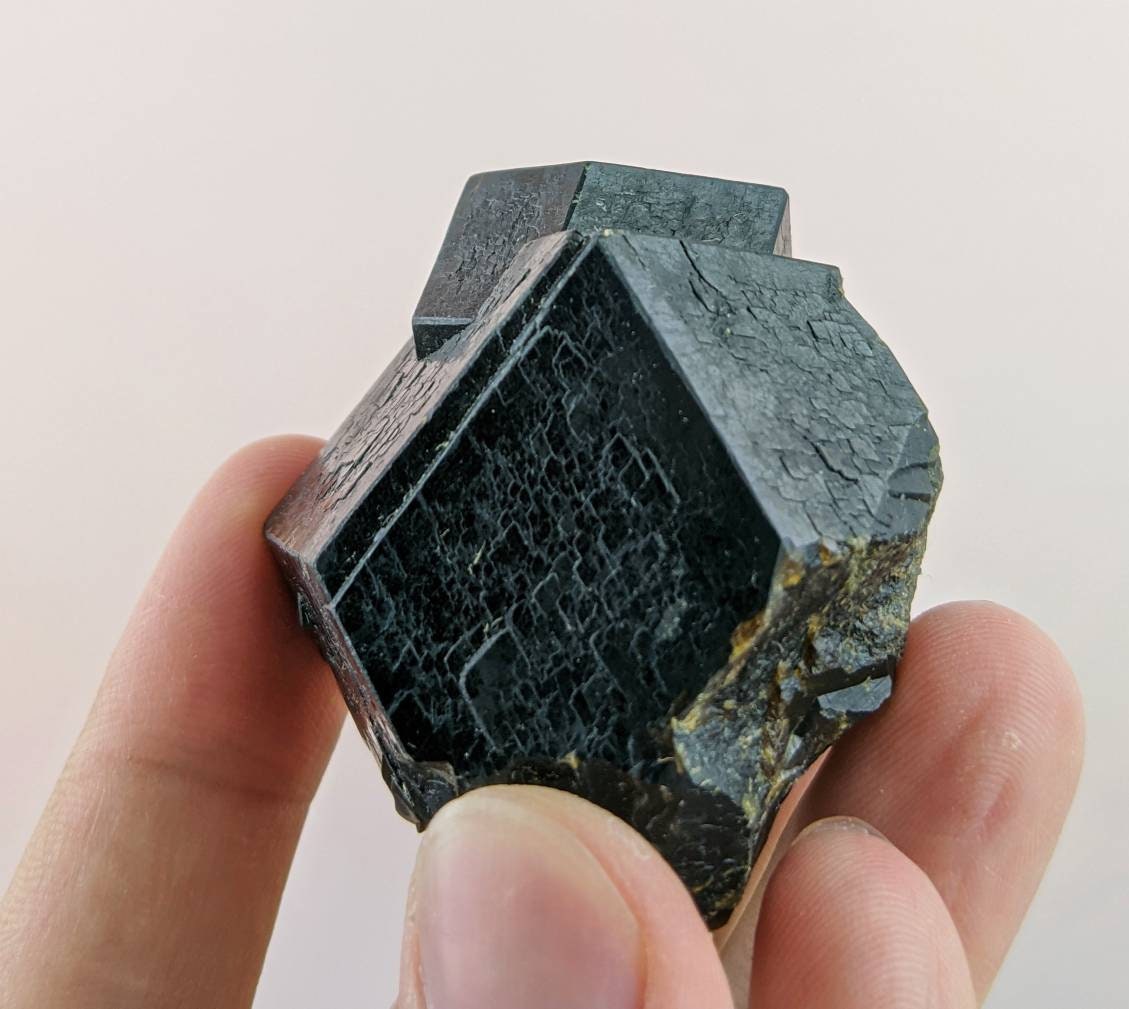 ARSAA GEMS AND MINERALSDark brown Andradite garnet. Excellent luster and polish. Well formed crystal, 127 grams - Premium  from ARSAA GEMS AND MINERALS - Just $160.00! Shop now at ARSAA GEMS AND MINERALS