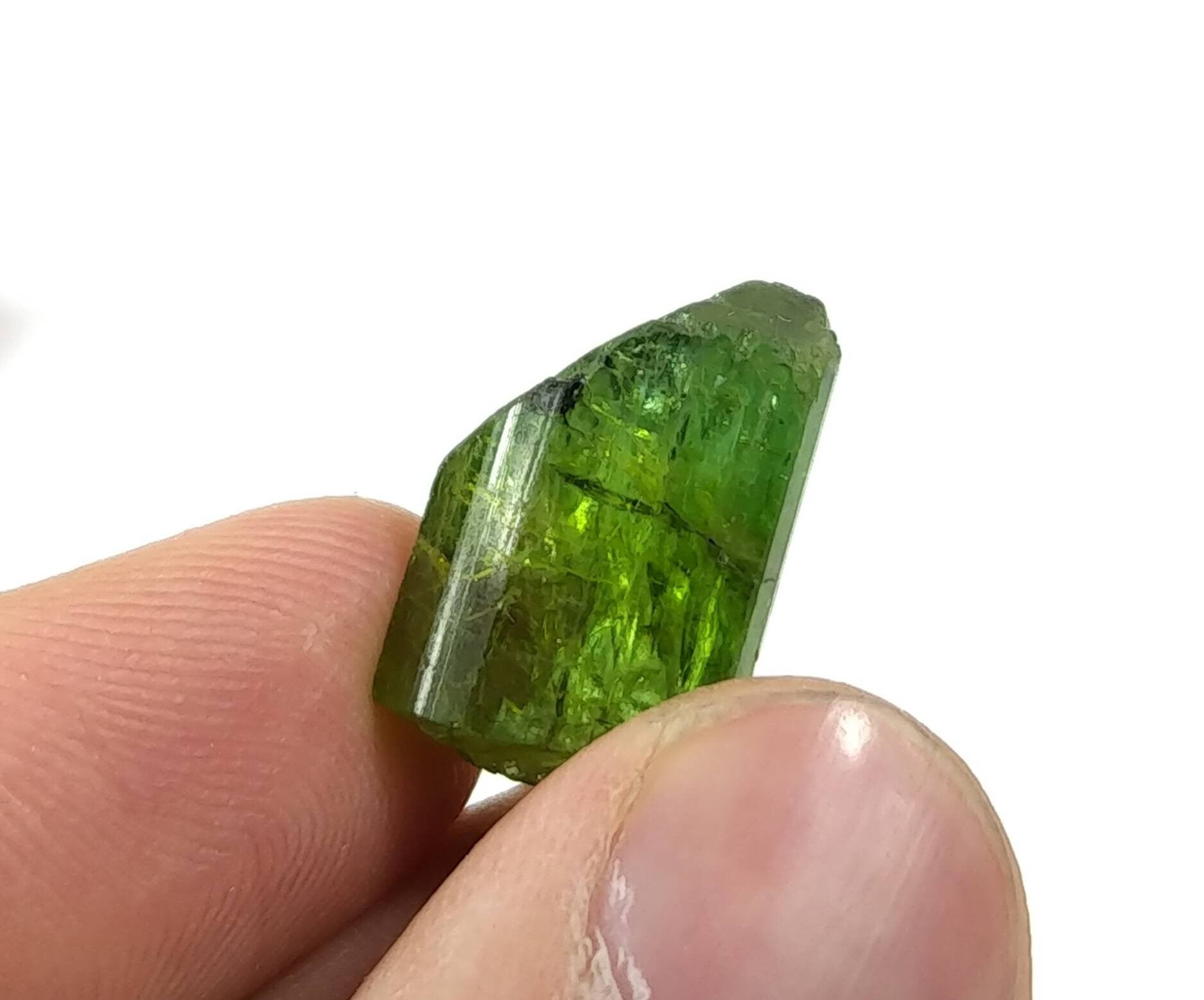 ARSAA GEMS AND MINERALSTop Quality beautiful natural 4.9 gram terminated green Tourmaline crystal from Africa - Premium  from ARSAA GEMS AND MINERALS - Just $70.00! Shop now at ARSAA GEMS AND MINERALS